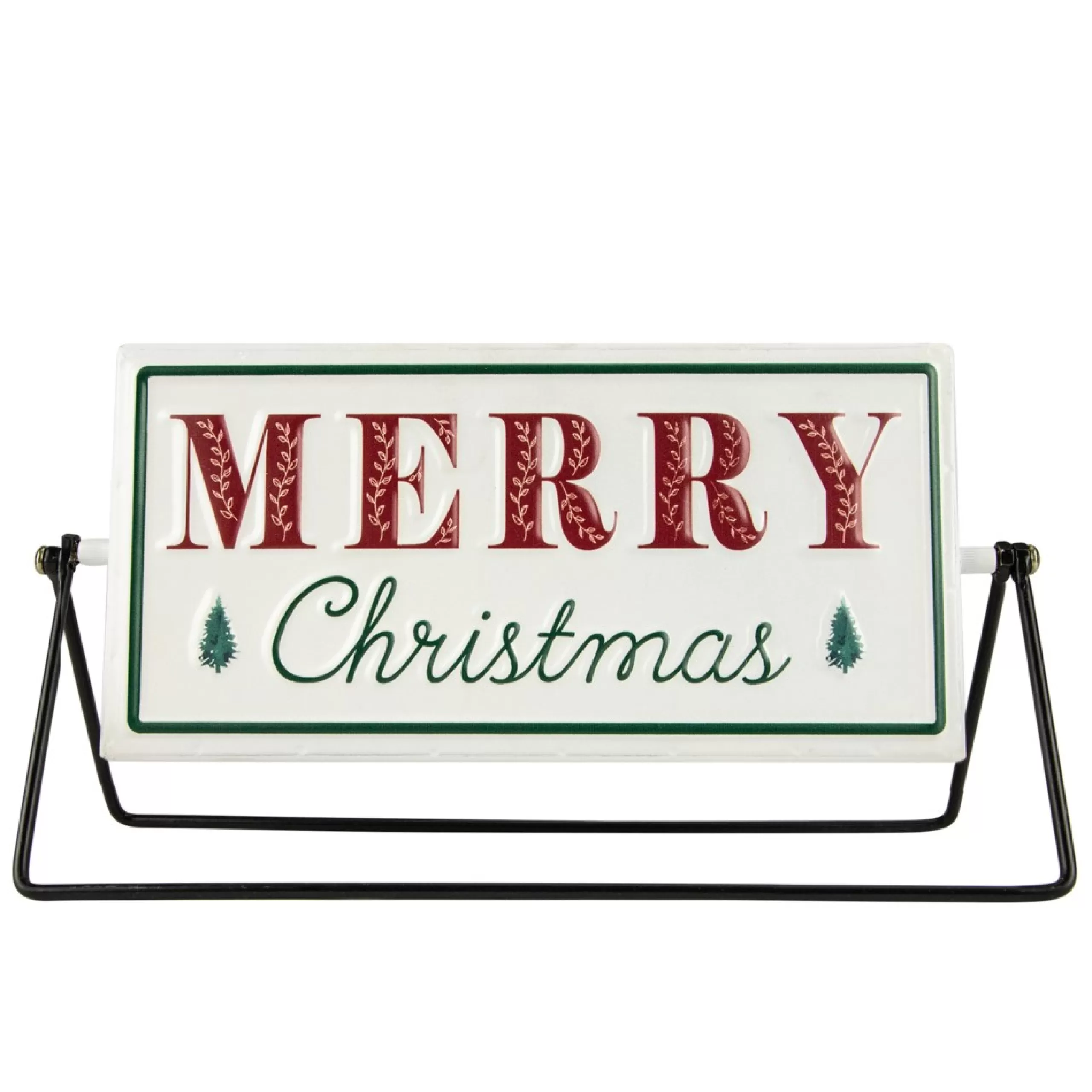 Signs & Plaques*Northlight 10.25" Merry Christmas/Holiday Market Reversible Tabletop Sign