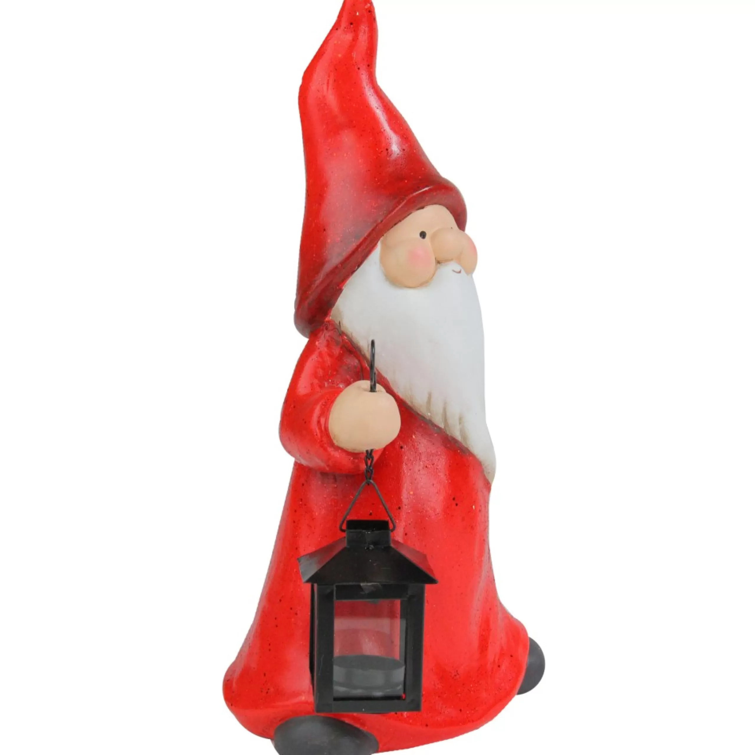 Gnomes*Northlight 12" Whimsical Santa Claus Gnome With Lantern Christmas Figure