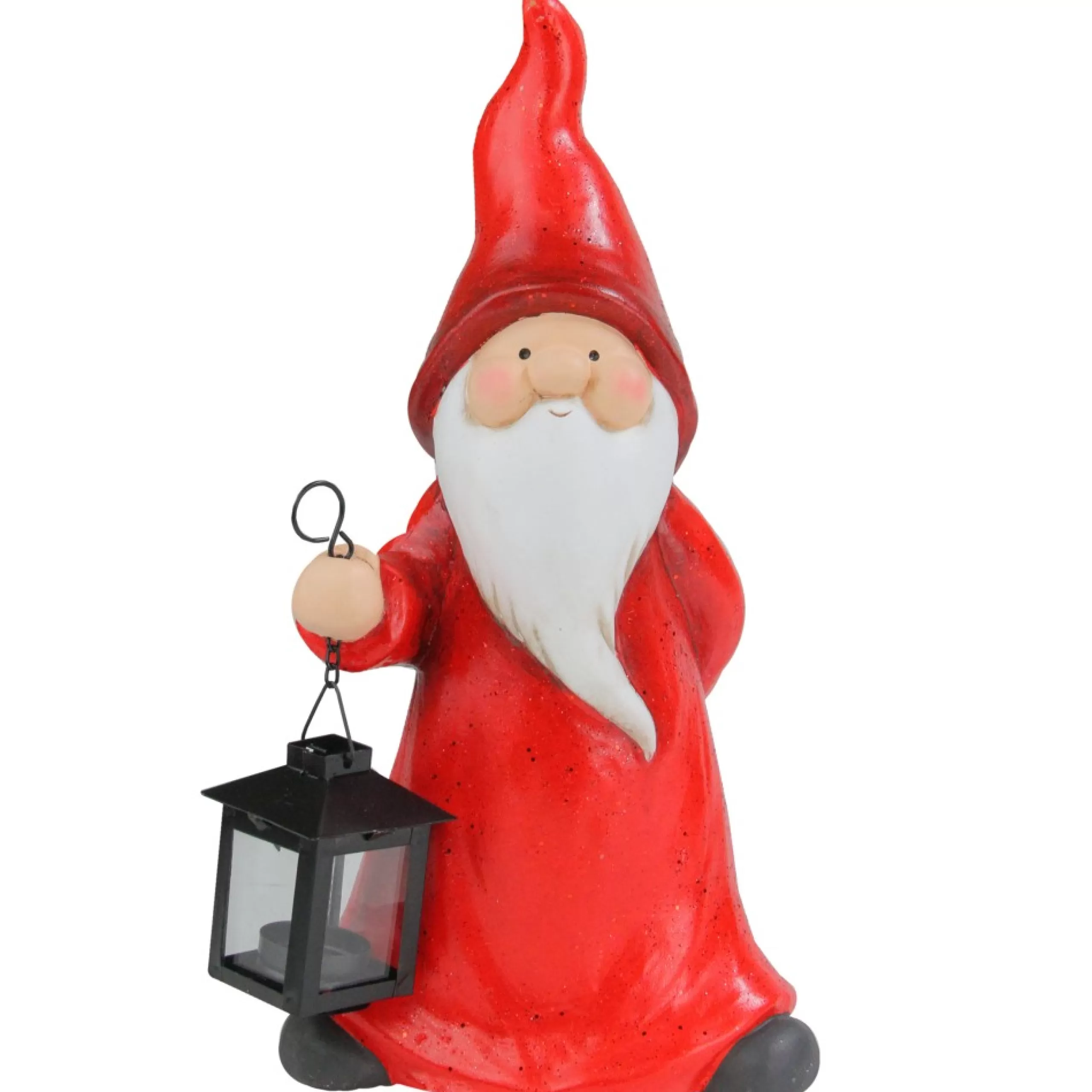 Gnomes*Northlight 12" Whimsical Santa Claus Gnome With Lantern Christmas Figure