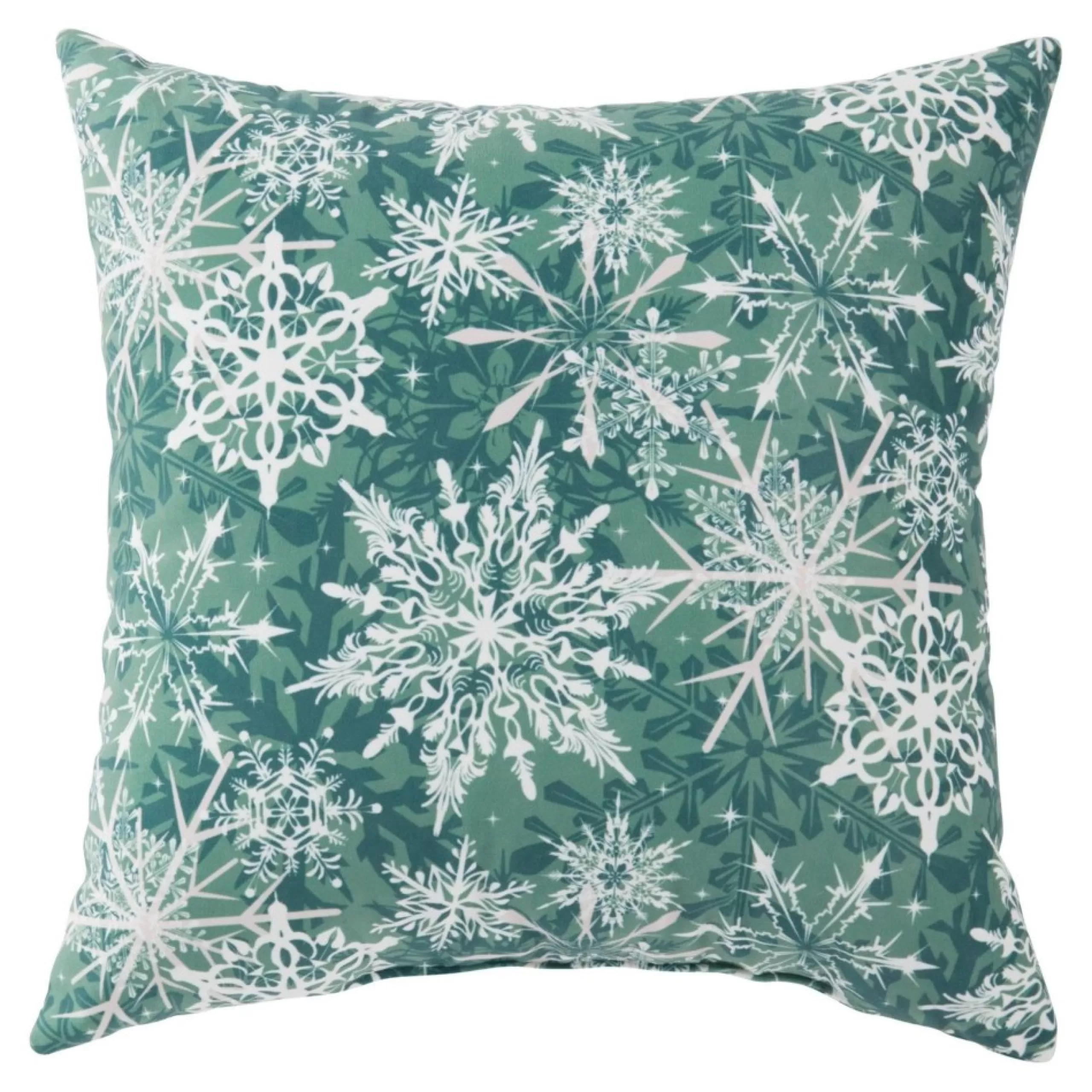 Pillows & Throws*Greendale Home Fashions 18" Green And White Evergreen Christmas Square Throw Pillow