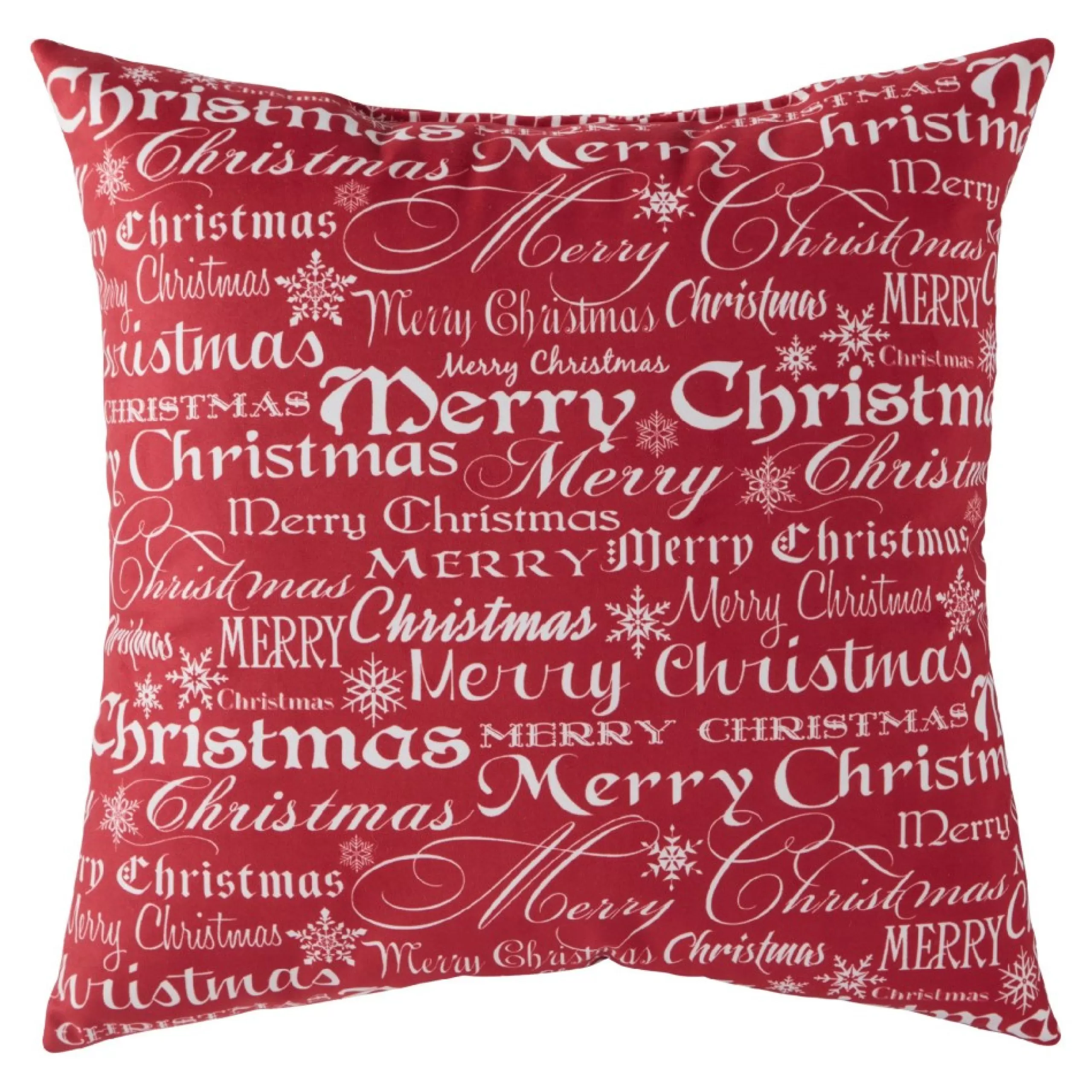 Pillows & Throws*Greendale Home Fashions 18" Red And White Merry Christmas Square Throw Pillow