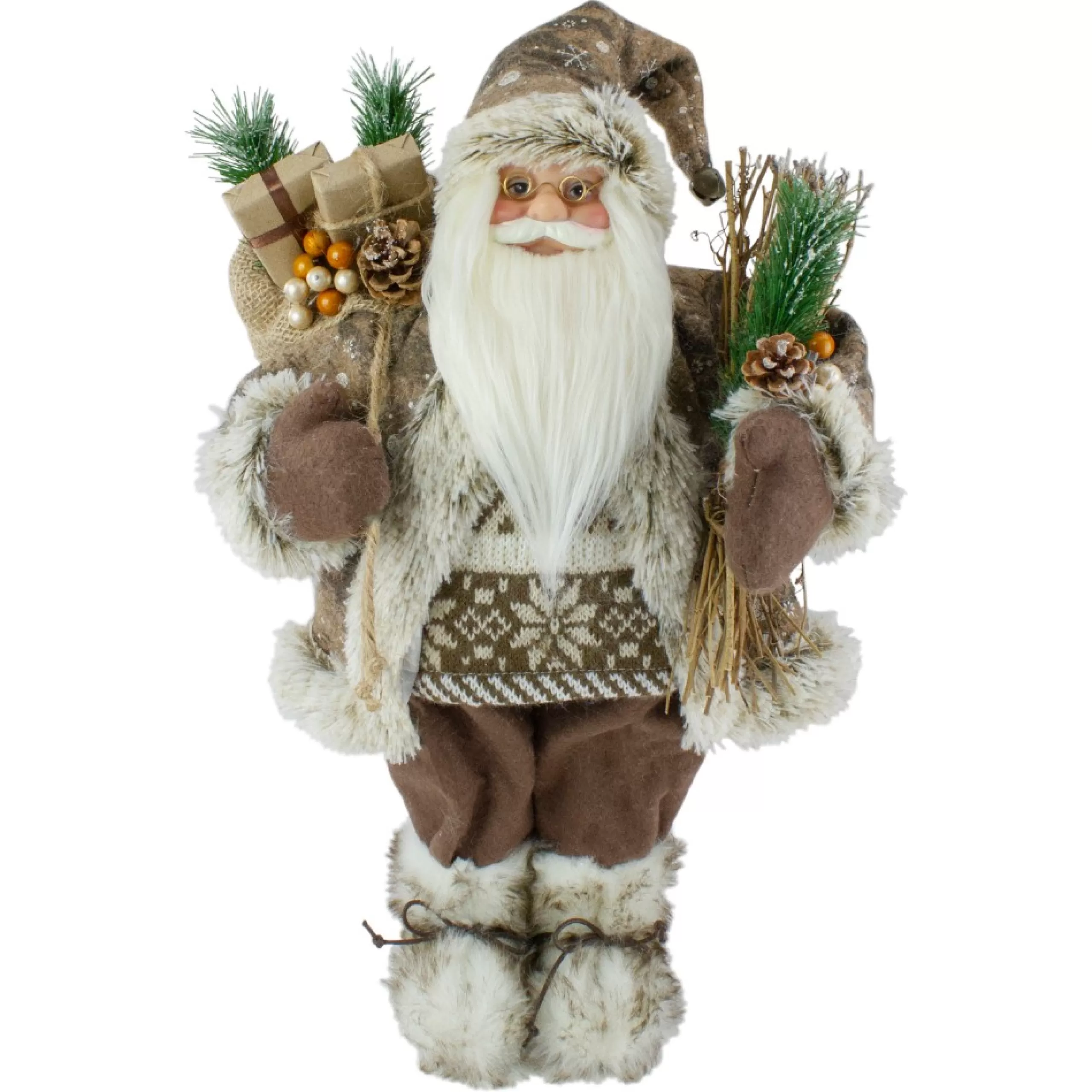 Santa Figures*Northlight 18" Standing Santa Christmas Figure With Presents