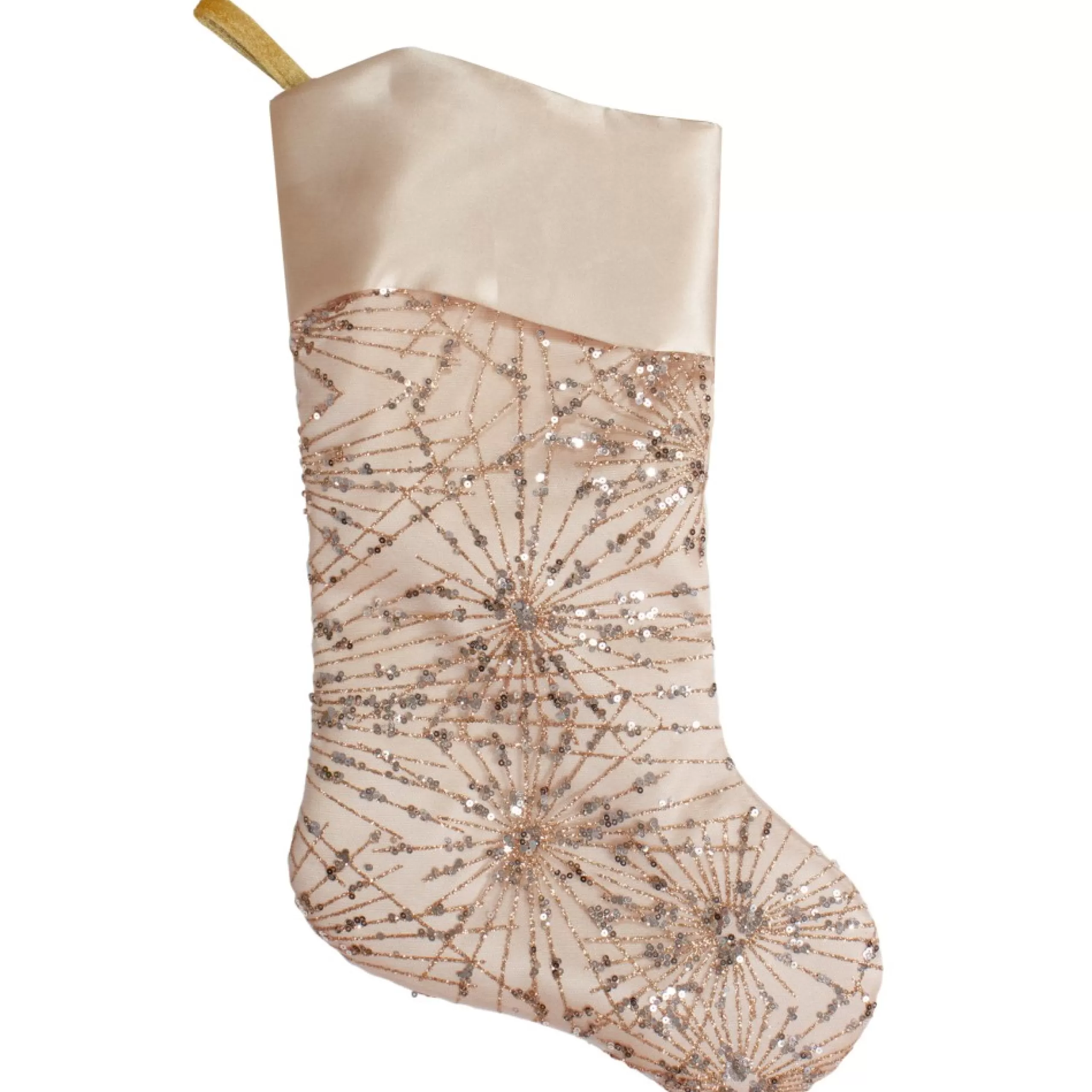 Stockings*Northlight 20.5-Inch Gold Glitter And Sequin Satin Cuff Christmas Stocking