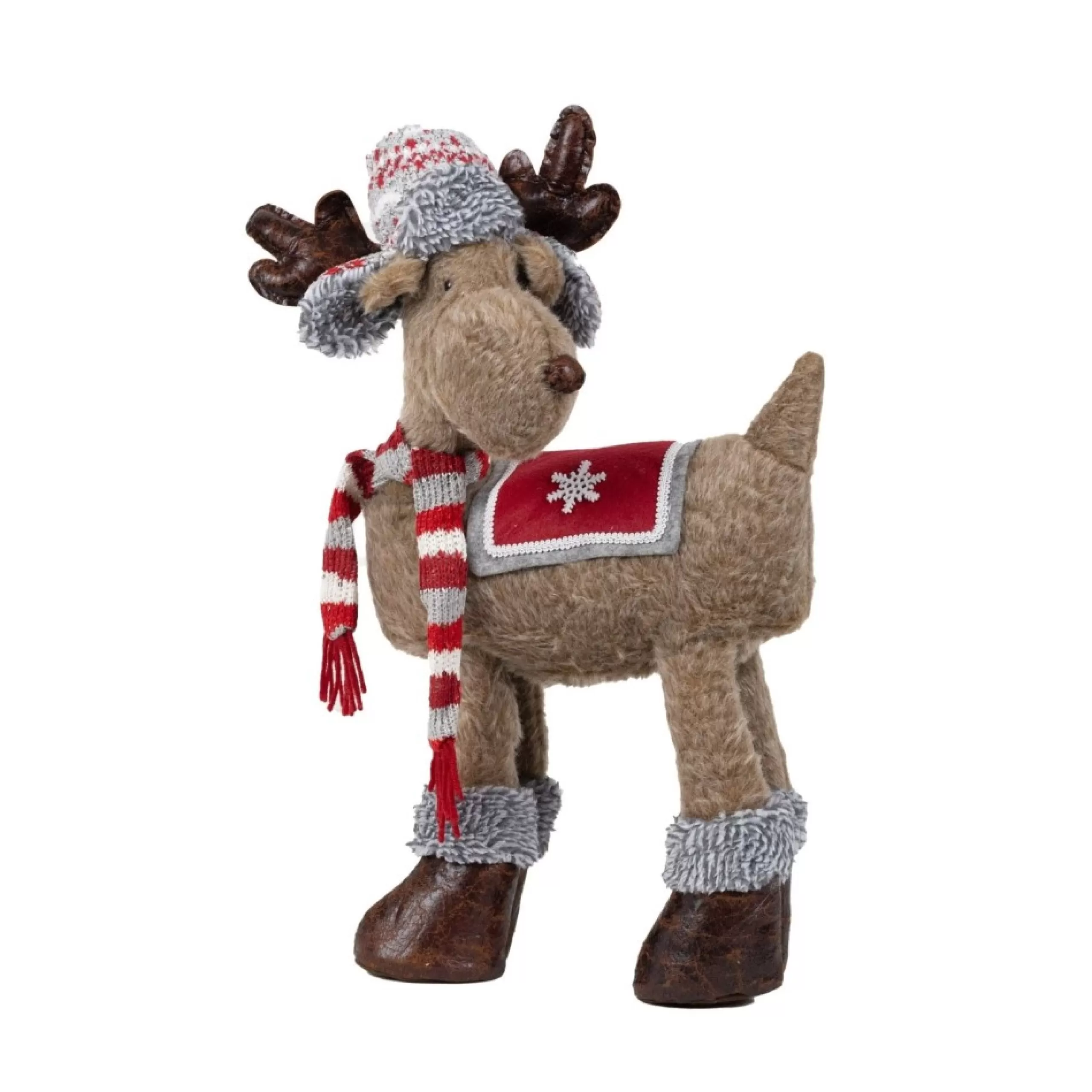 Plush Figures*Melrose 21" Moose With Hunters Hat Christmas Plush Figure