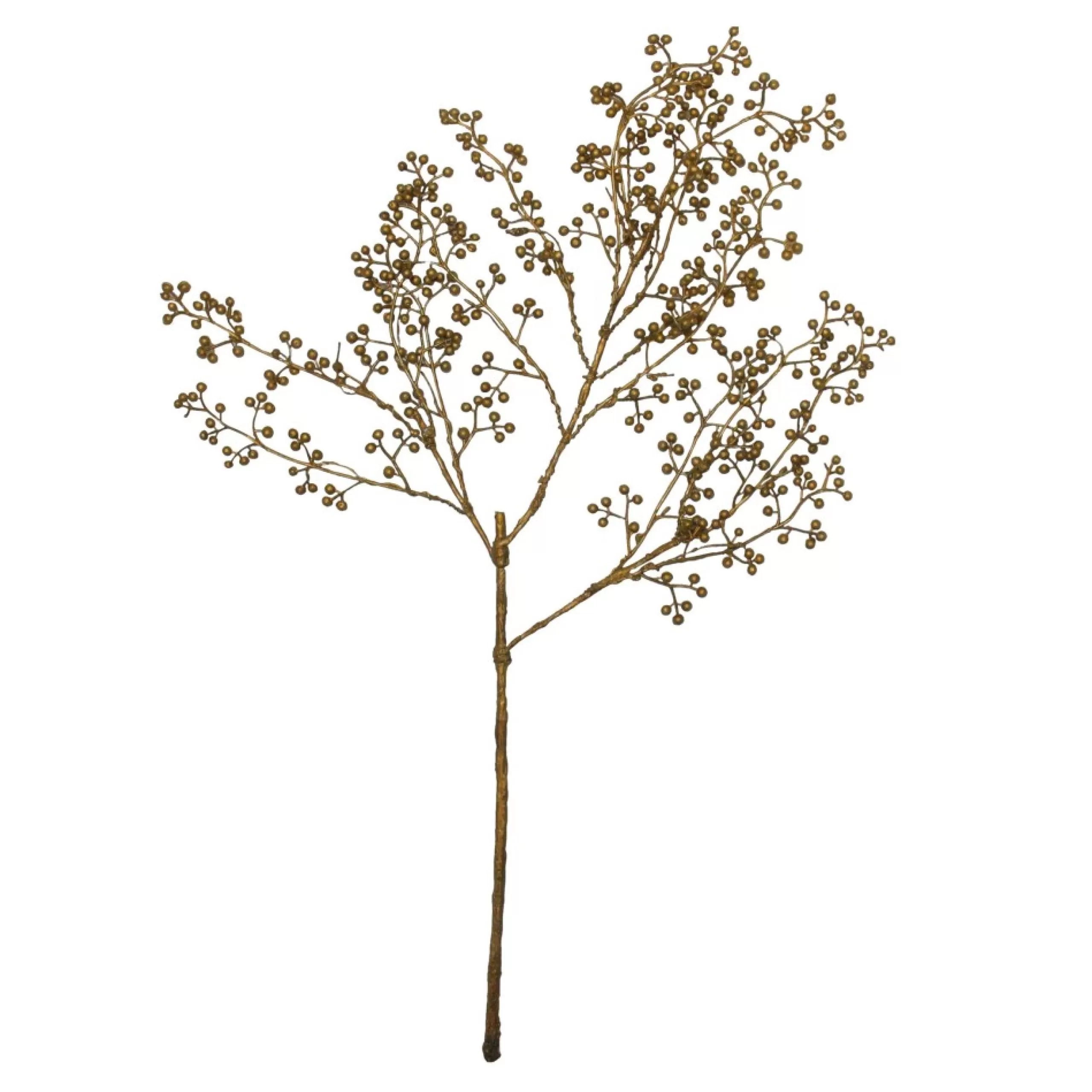 Sprays, Branches & Picks*Northlight 24" Gold Metallic Berry Artificial Christmas Spray