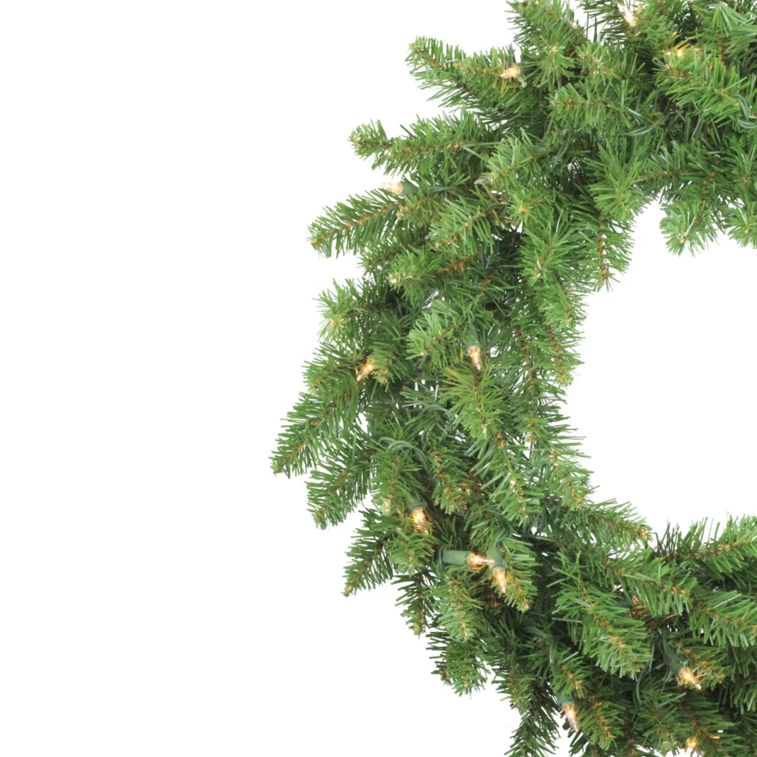 Pre-Lit Wreaths*Northlight 24" Pre-Lit Eastern Pine Artificial Christmas Wreath - Clear Lights