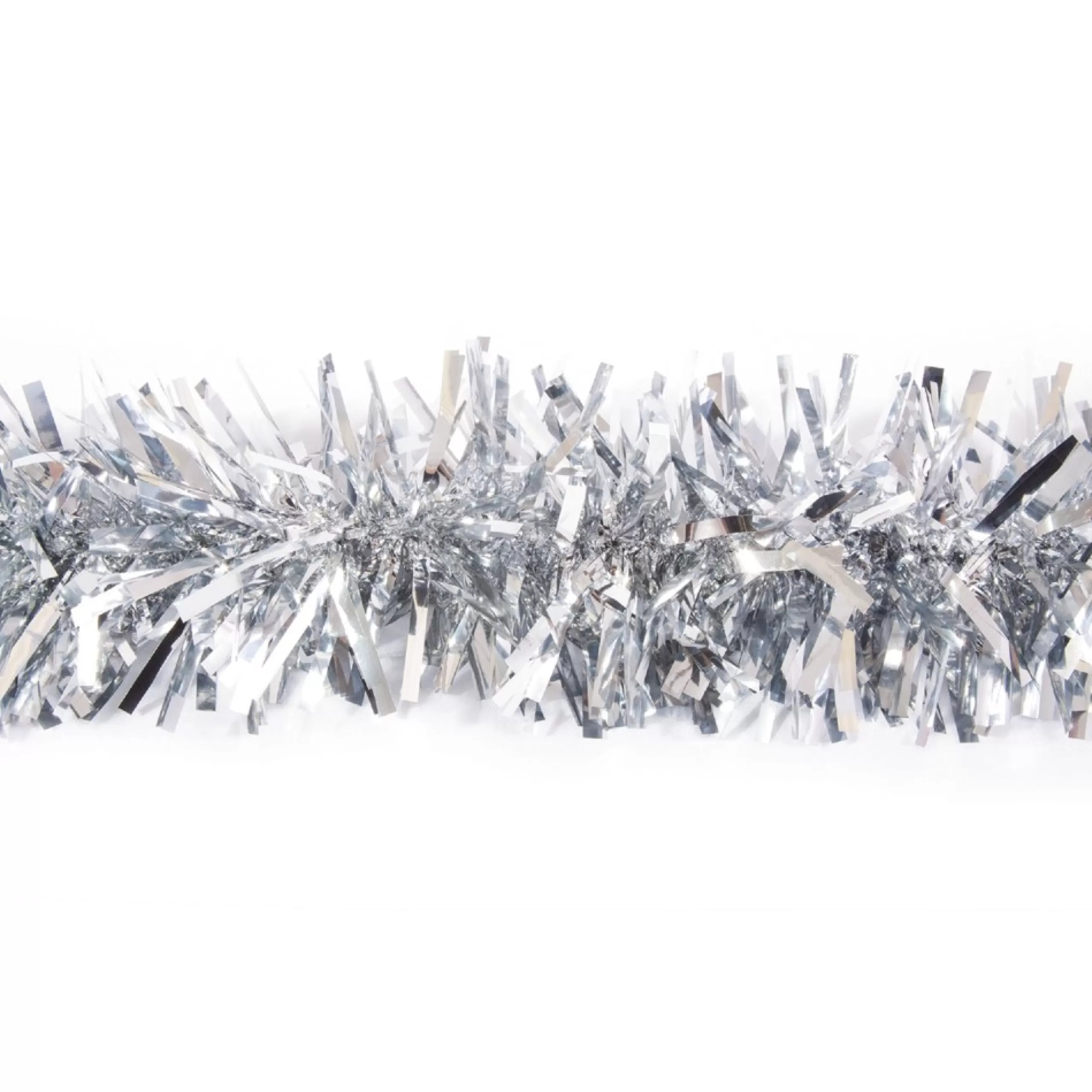 Specialty Garland*Showdown Displays 25' Silver Metallic Twist Novelty Christmas Garland