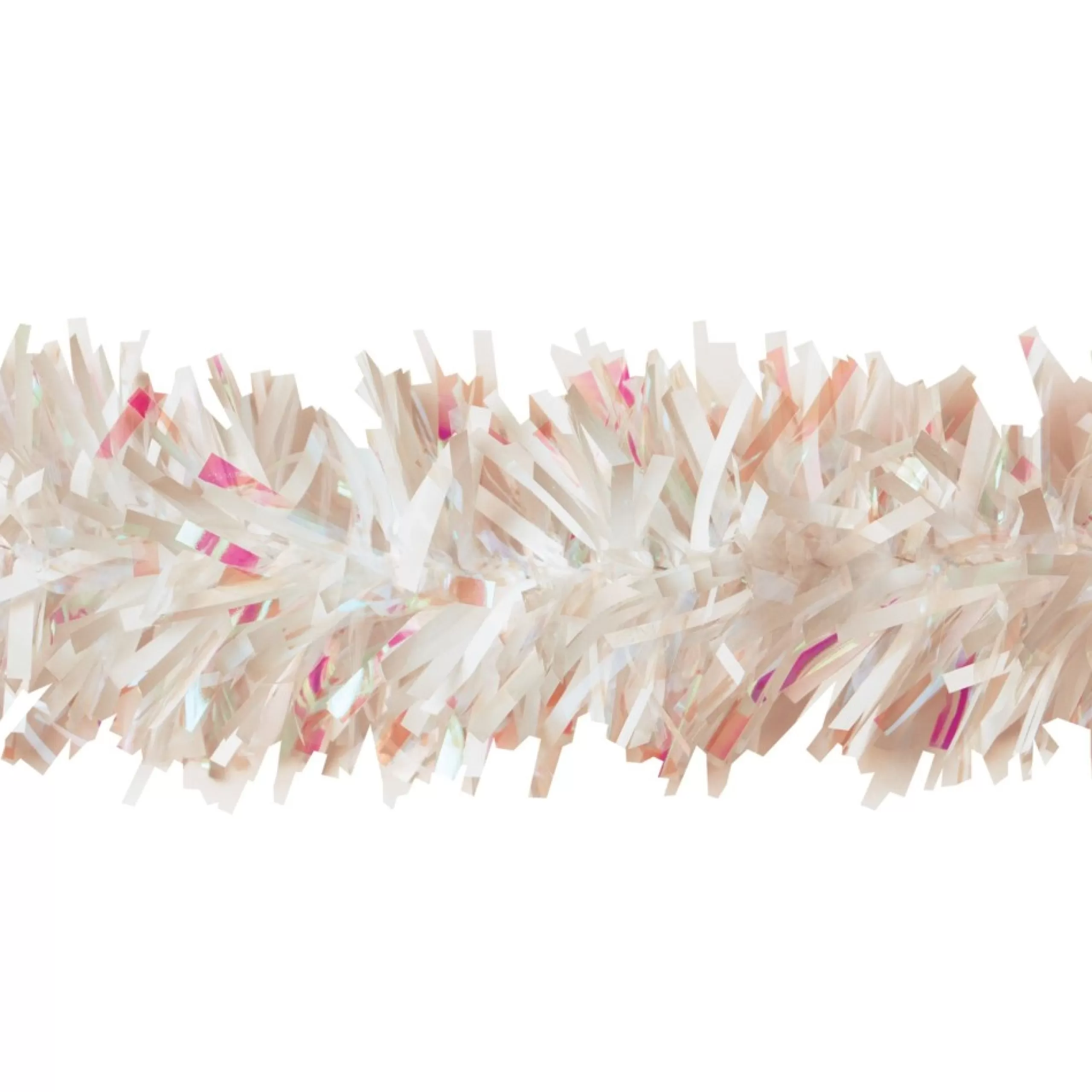 Specialty Garland*Showdown Displays 25' White And Pink Novelty Christmas Twist Garland