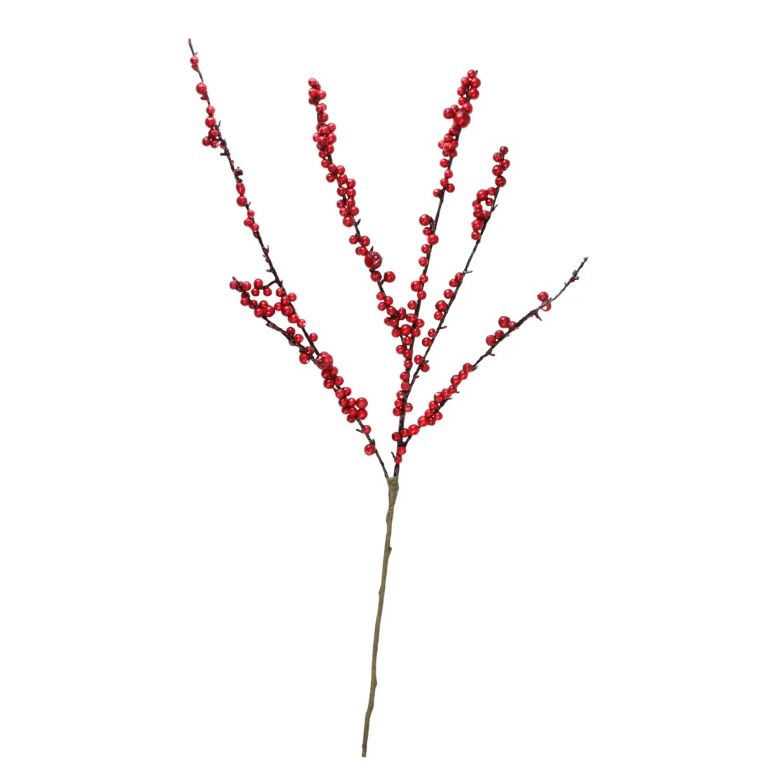 Sprays, Branches & Picks*Northlight 25-Inch Red Berries Artificial Christmas Twig Branch Spray