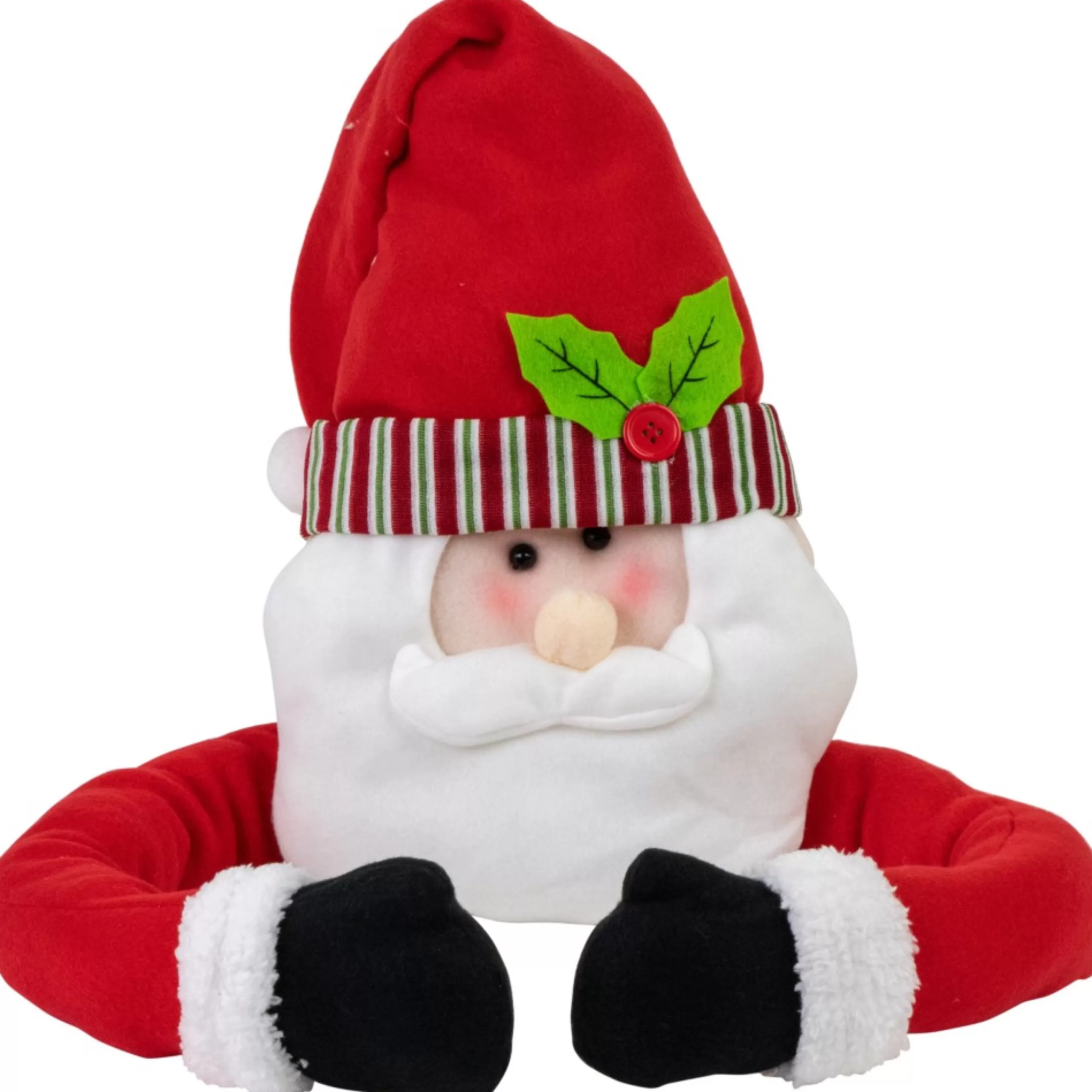 Santa Tree Toppers*Northlight 27" Plush Santa Claus Christmas Tree Topper, Unlit