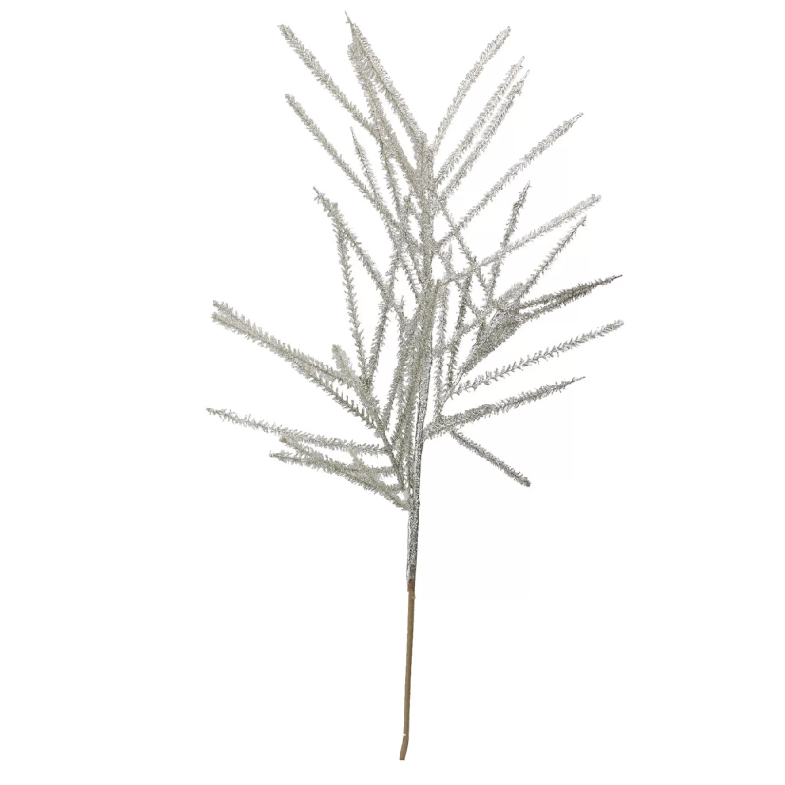 Sprays, Branches & Picks*Midwest 27" White Glittered Wispy Wheat Artificial Christmas Spray