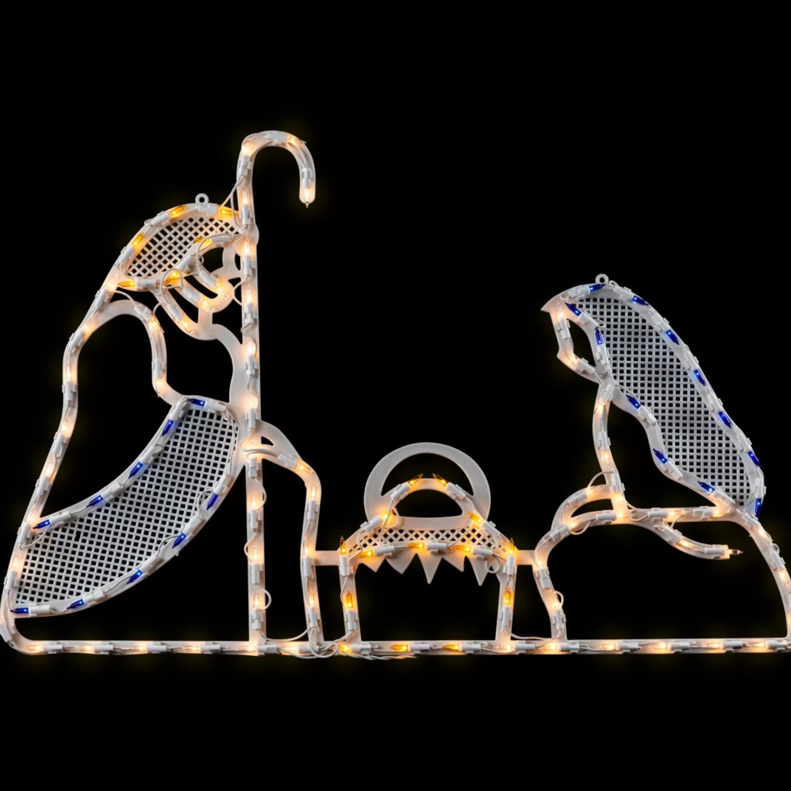 Window Decorations*Northlight 30" Lighted Holy Family Nativity Scene Christmas Window Silhouette