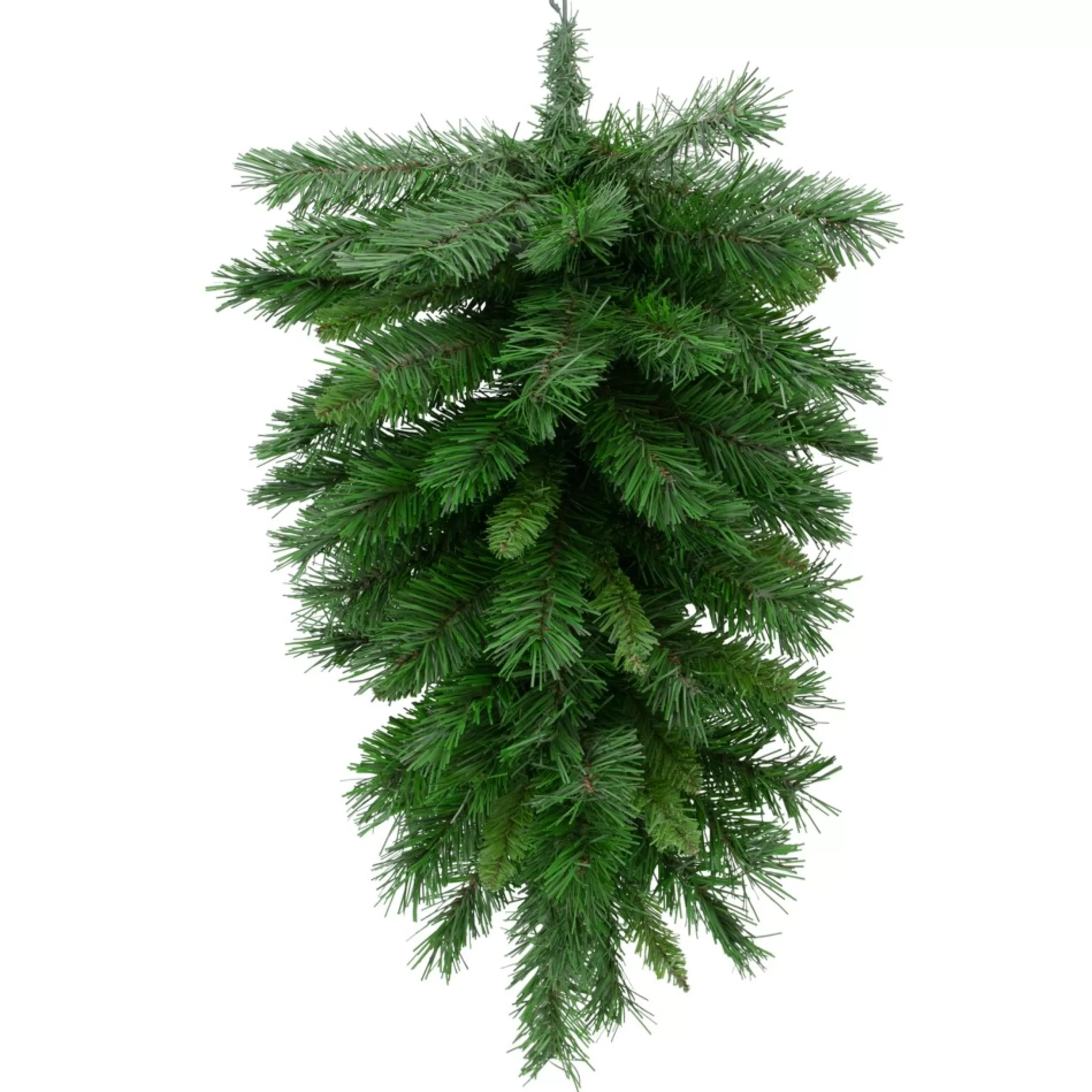 Unlit Swags*Northlight 30" Mixed Pine Artificial Christmas Teardrop Swag, Unlit