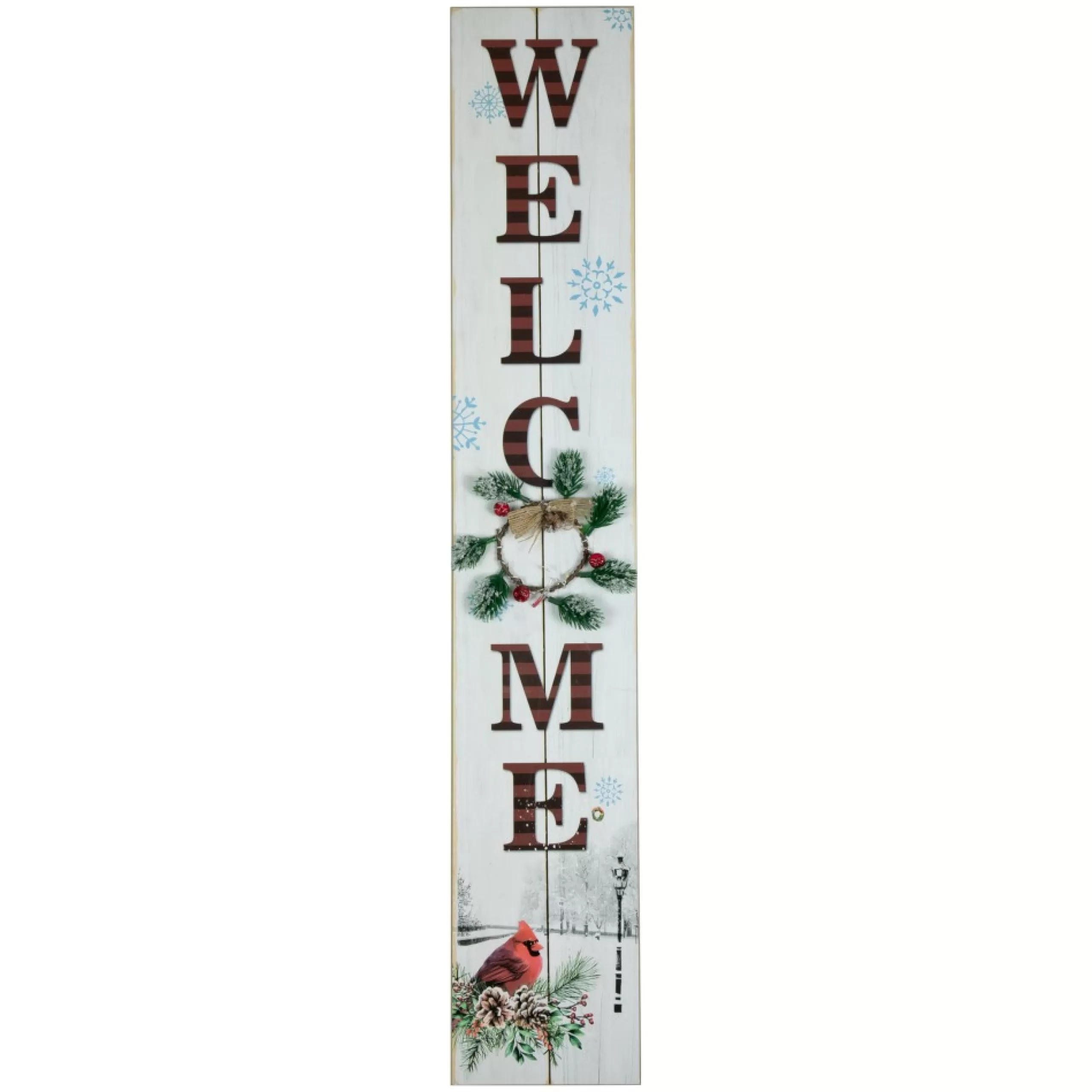 Signs & Plaques*Northlight 31.75" Led Lighted Welcome Sign With Cardinal Christmas Sign