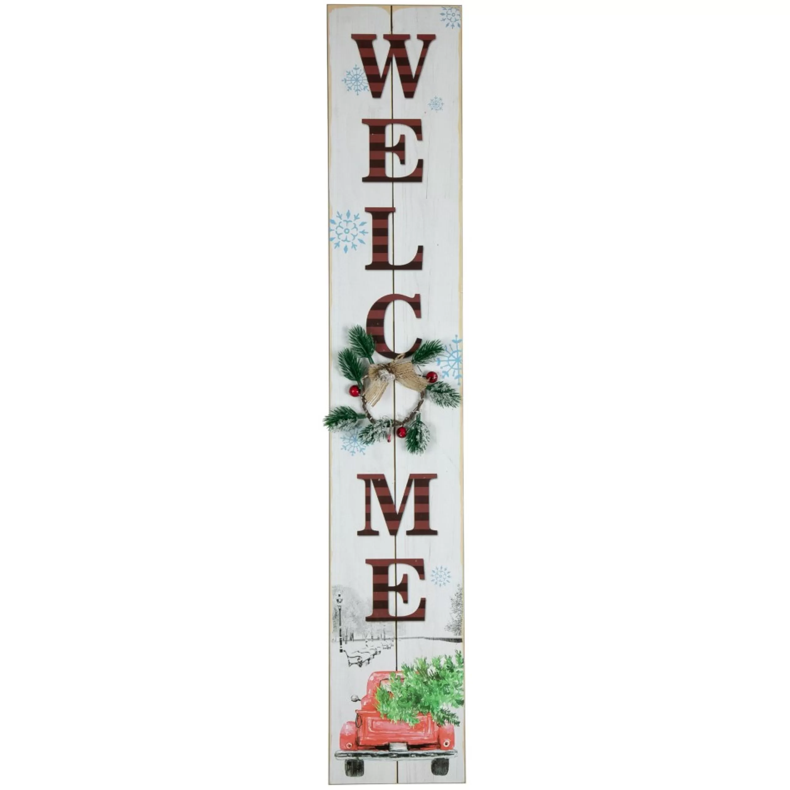 Signs & Plaques*Northlight 31.75" Led Lighted Welcome Sign With Truck Christmas Sign