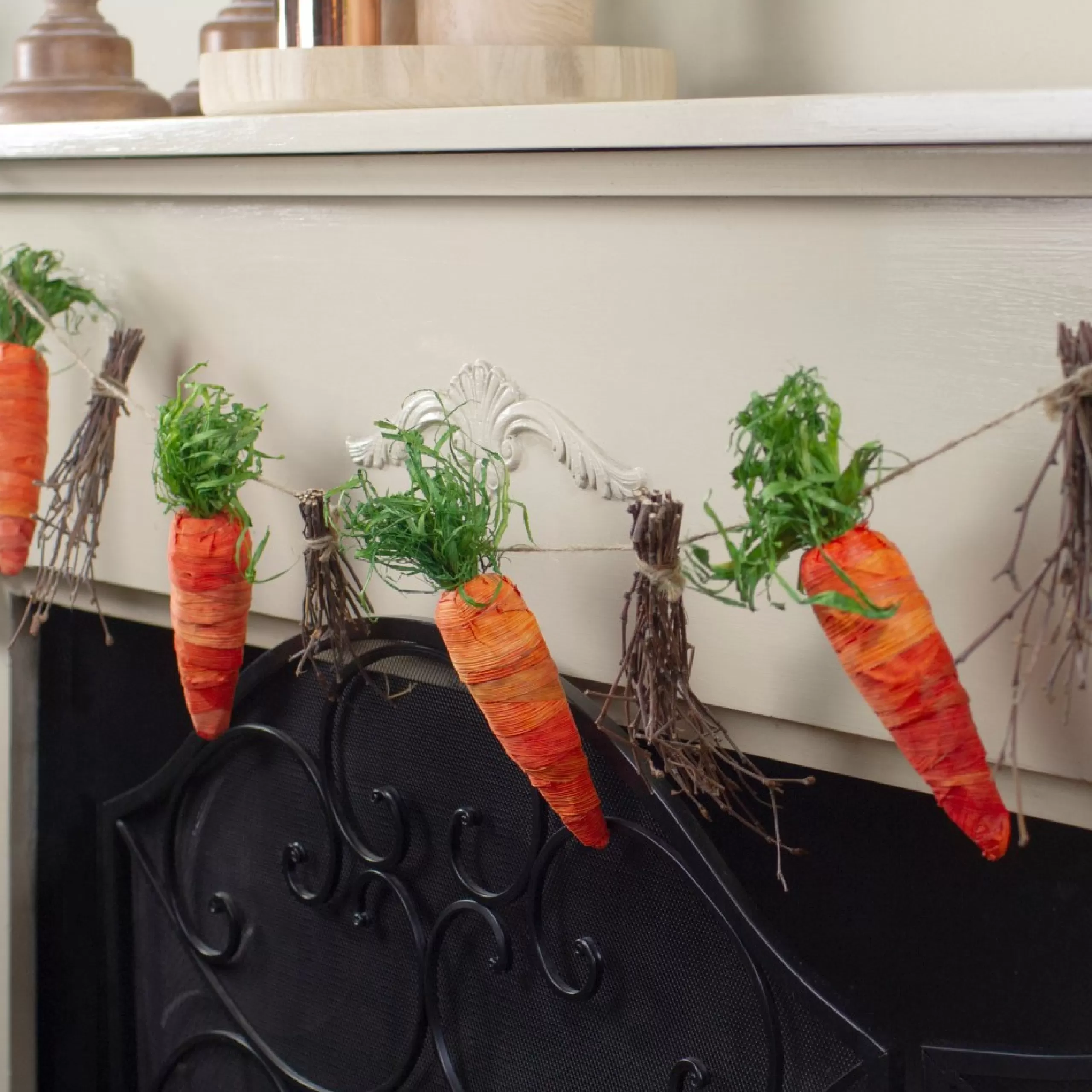 Specialty Garland*Northlight 3.25' Carrots And Twigs Artificial Easter Garland