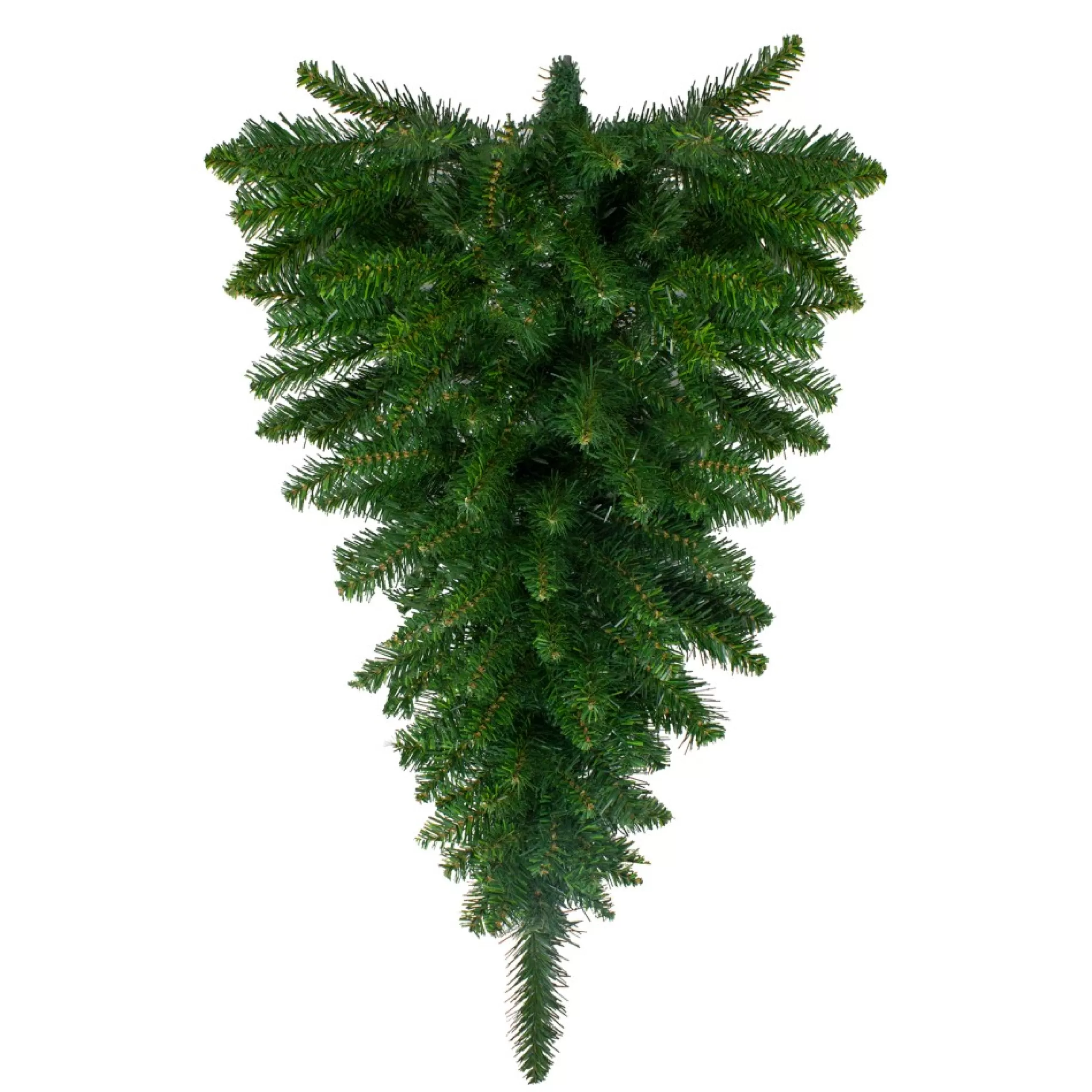 Unlit Teardrops*Northlight 36" Buffalo Fir Artificial Christmas Teardrop Swag - Unlit