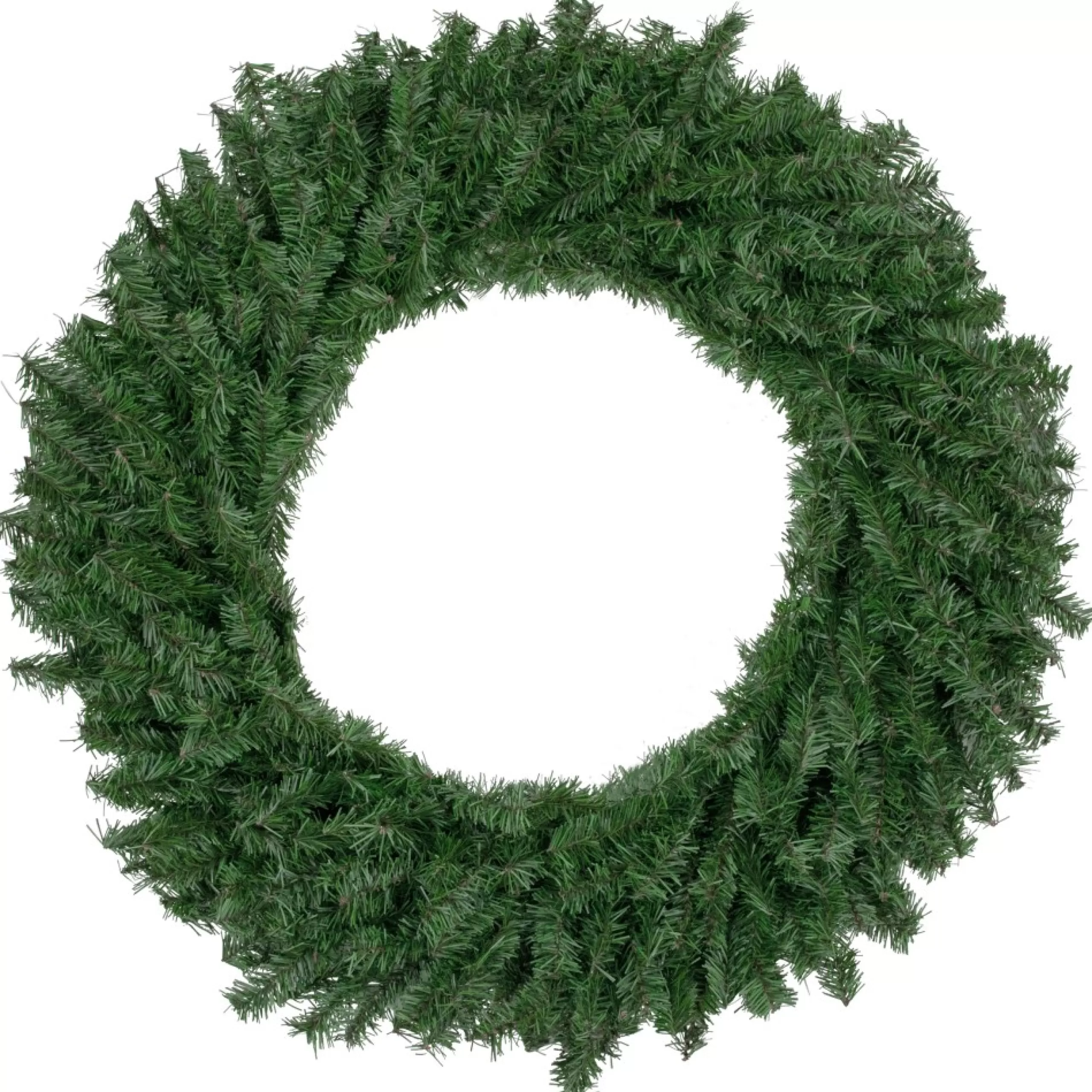 Unlit Wreaths*Northlight 36" Green Canadian Pine Artificial Christmas Wreath - Unlit