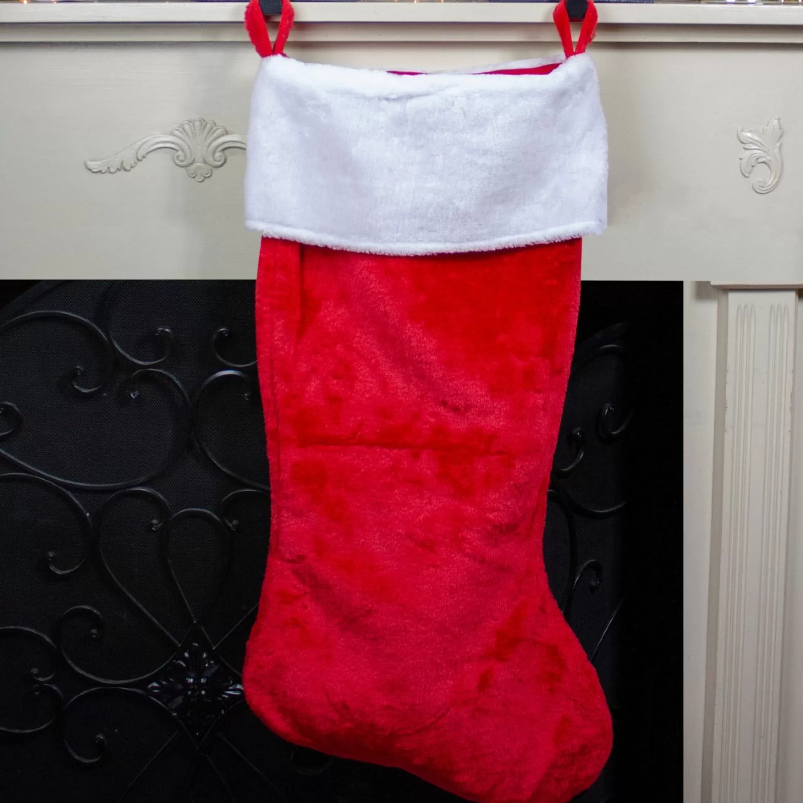 Stockings*Northlight 36" Oversized Red And White Christmas Stocking