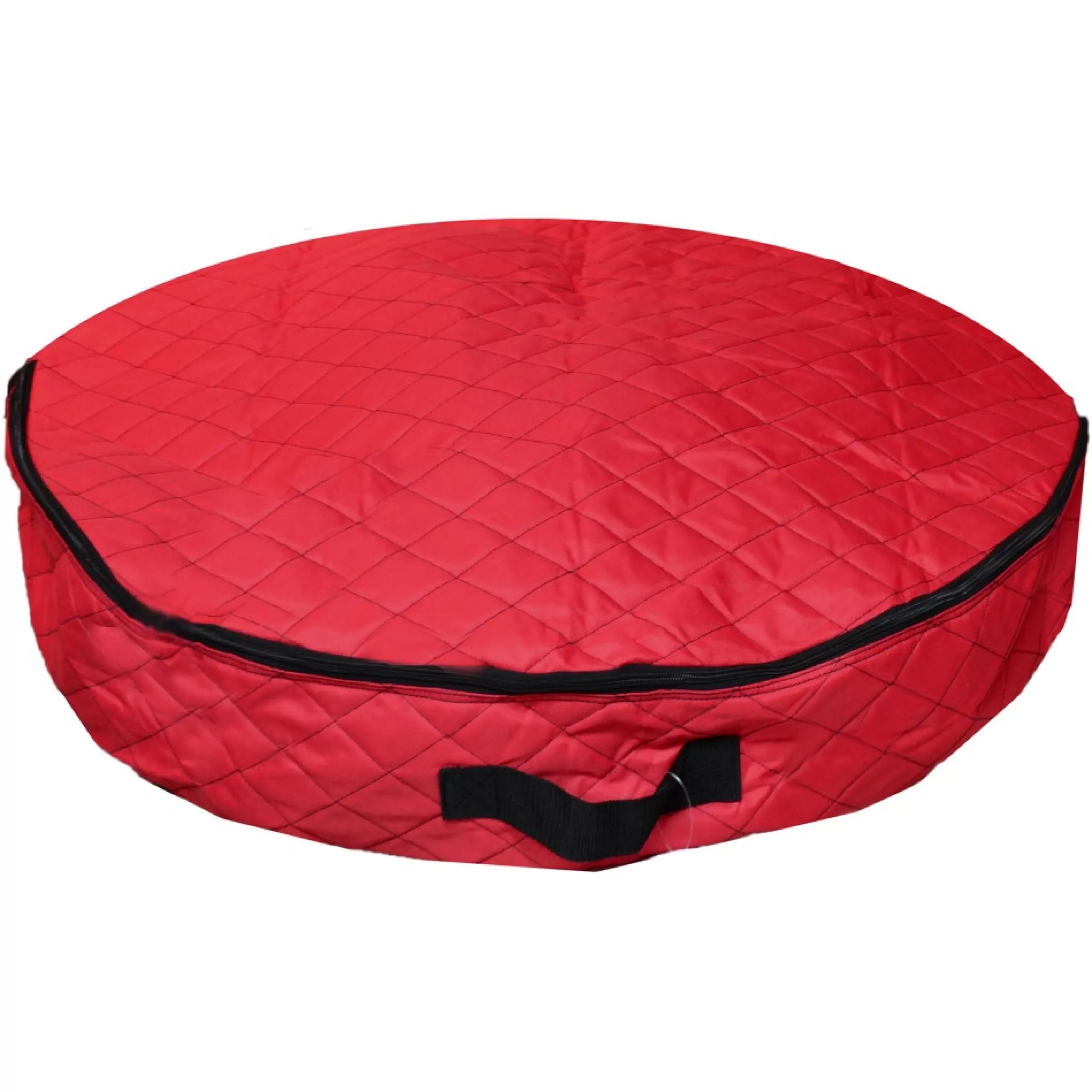 Wreath Accessories*Northlight 36" Red Premium Quilted Christmas Wreath Storage Bag