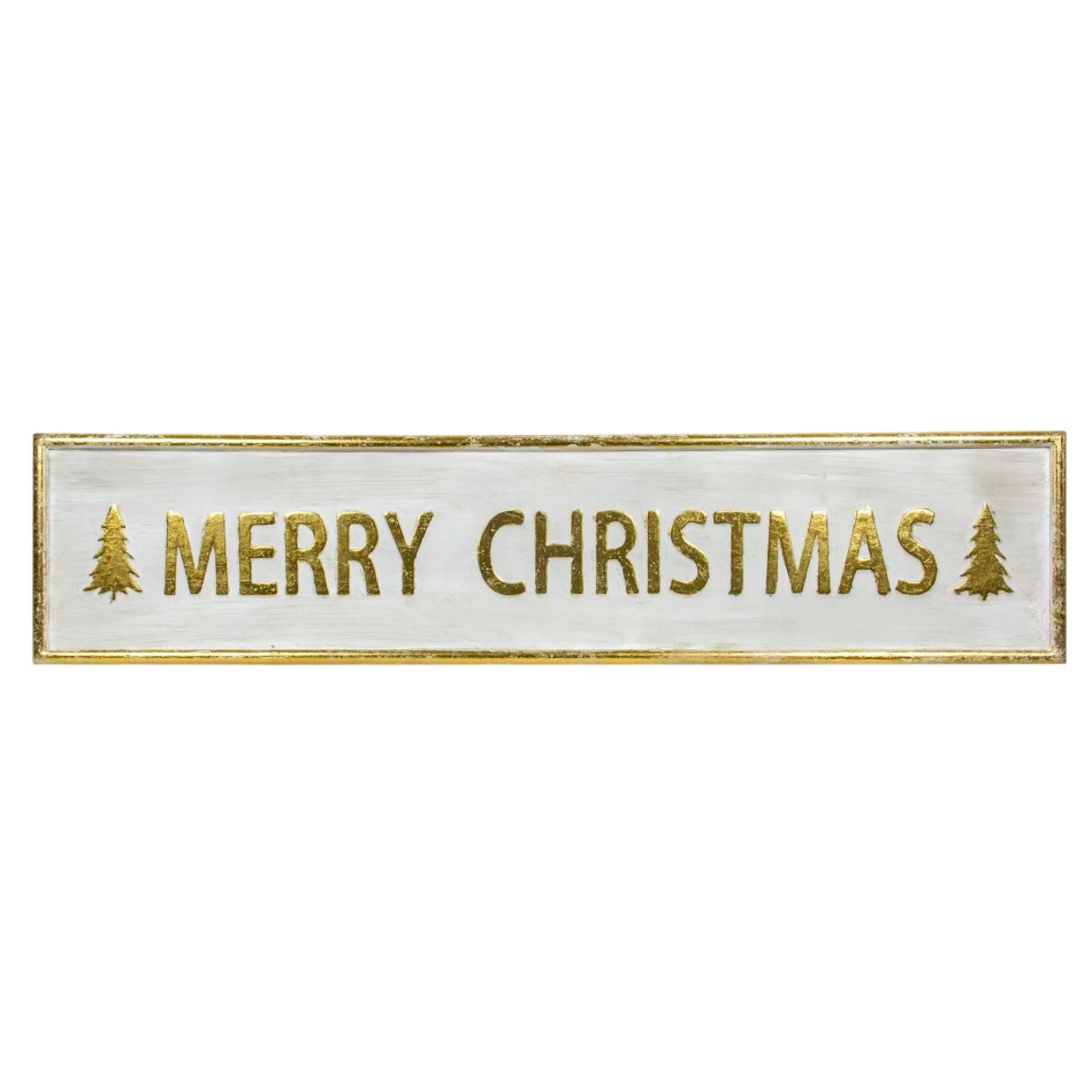 Signs & Plaques*Northlight 48" Metallic Gold Merry Christmas Metal Wall Sign