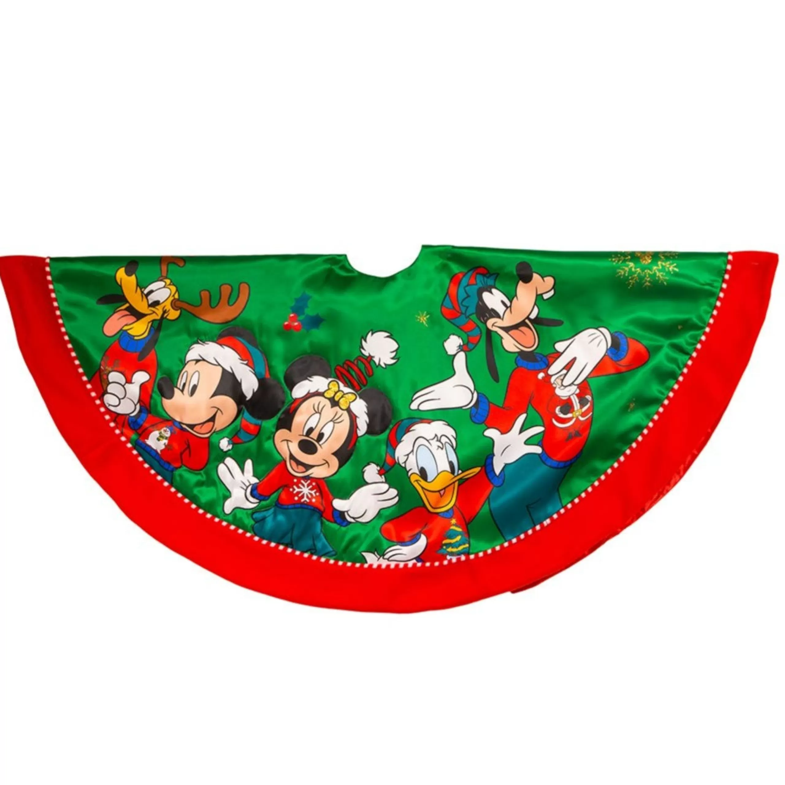 48 Inch And Smaller*KSA 48" Mickey And Friends Round Christmas Tree Skirt