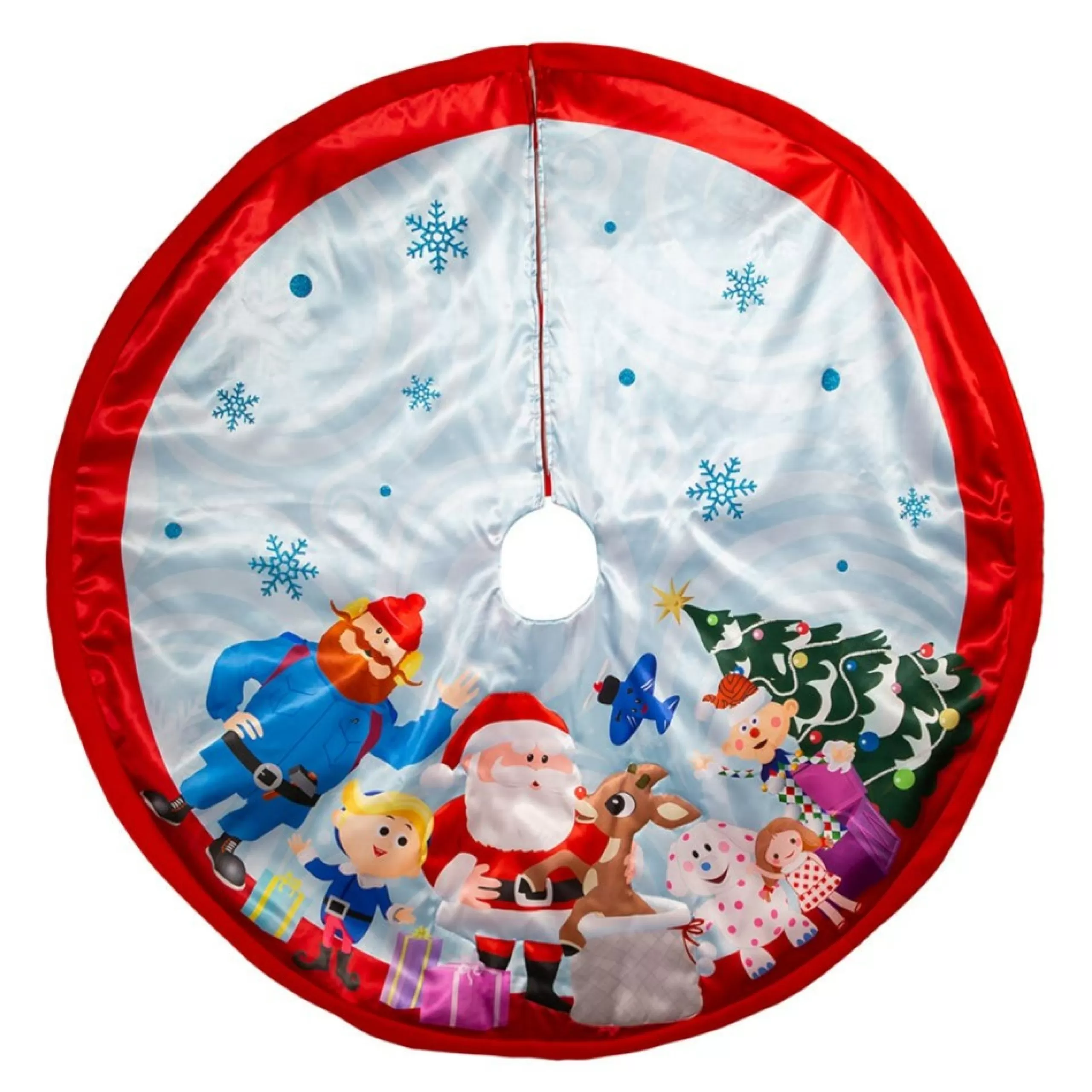 48 Inch And Smaller*KSA 48" Rudolph And Friends Christmas Tree Skirt