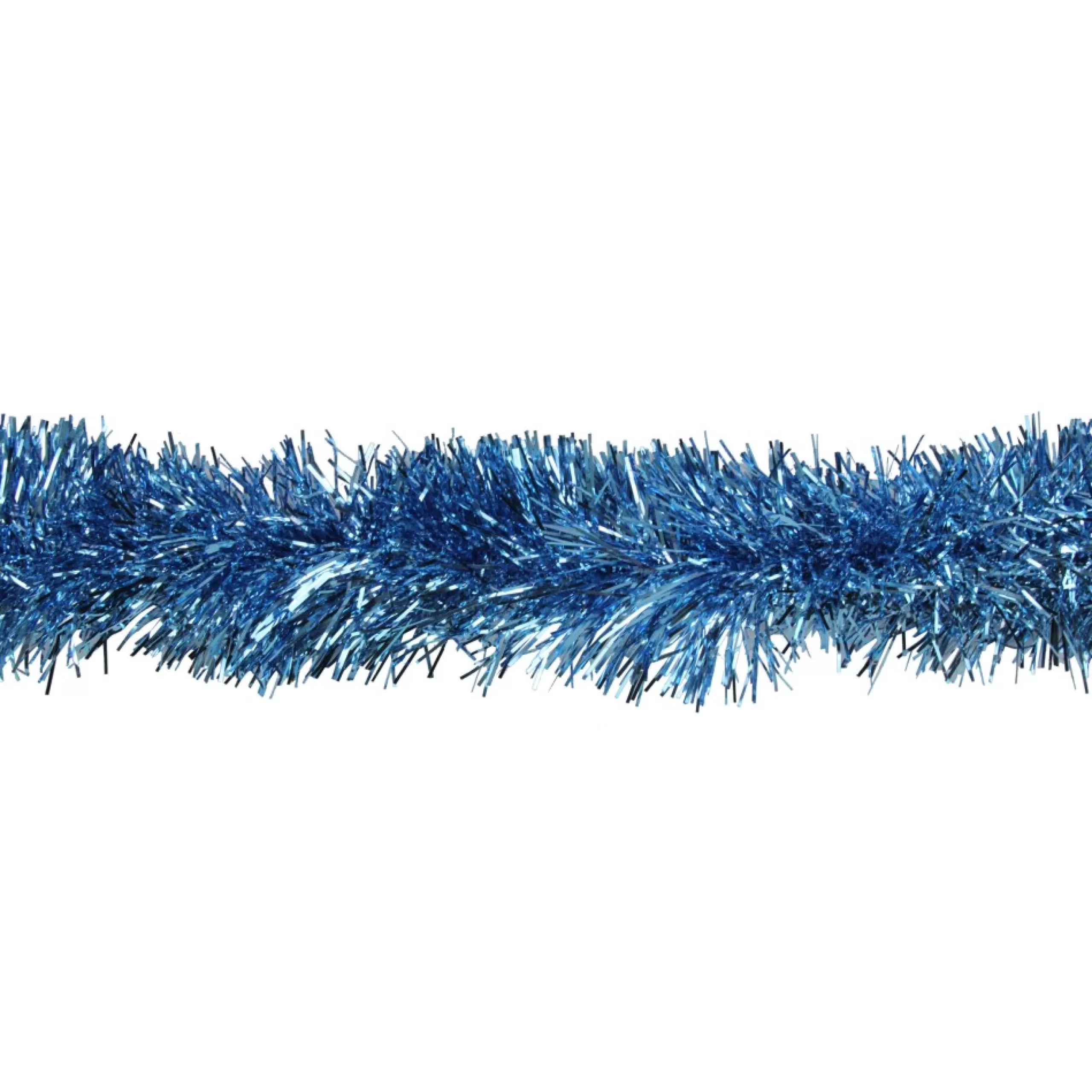 Unlit Garland*Northlight 50' Traditional Shiny Sky Blue Foil Tinsel Garland - Unlit