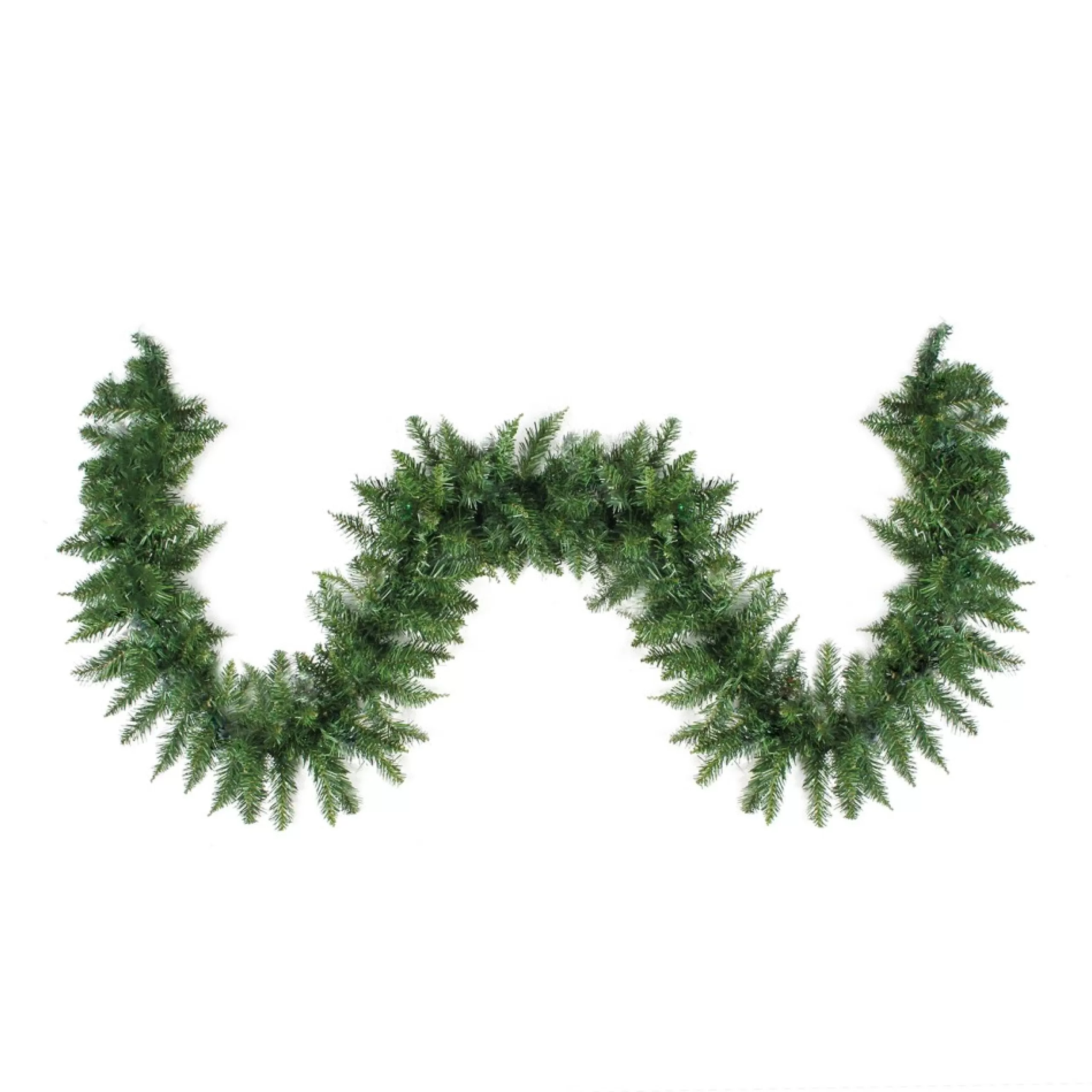 Unlit Garland*Northlight 50' X 12" Buffalo Fir Artificial Christmas Garland, Unlit