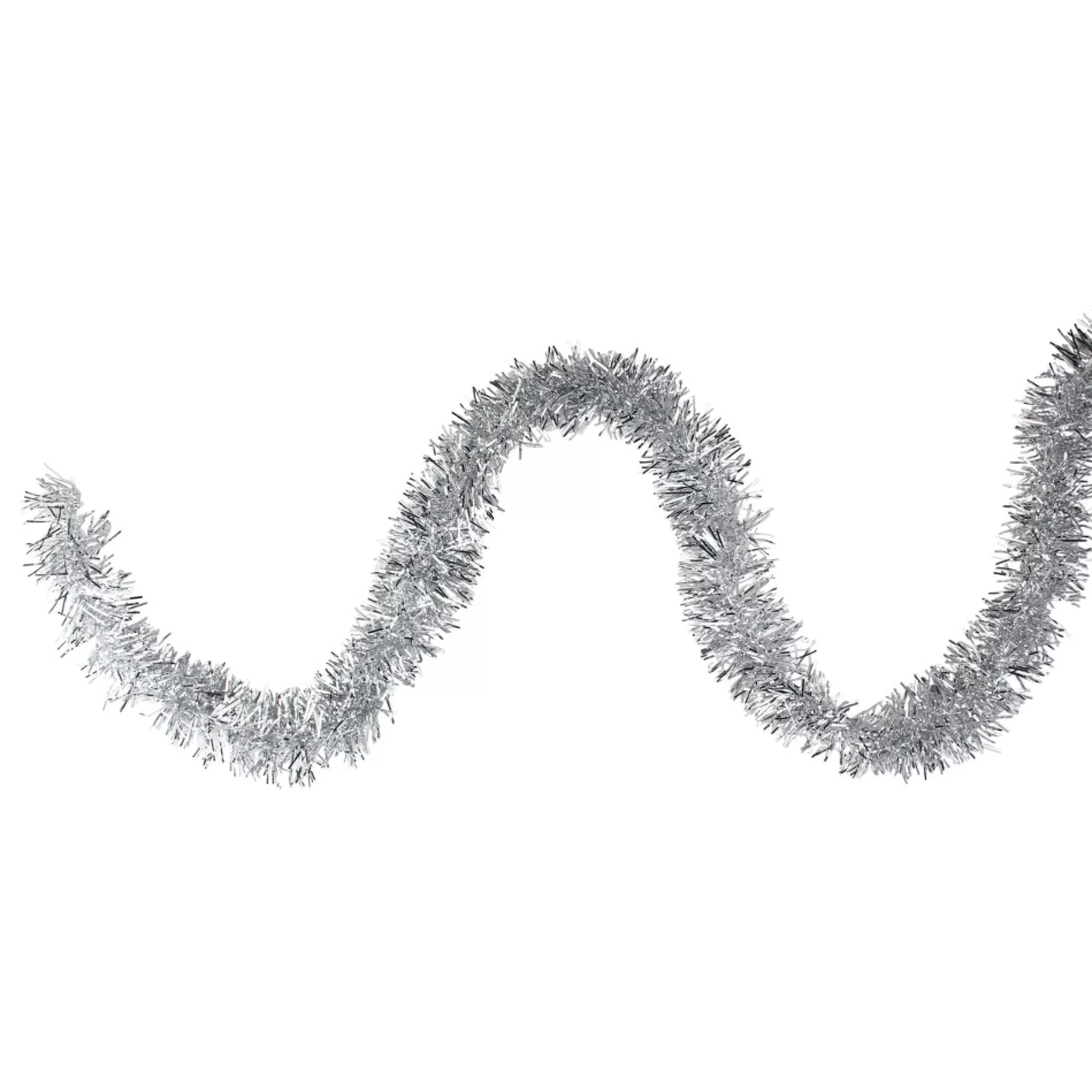 Unlit Garland*Northlight 50' X 2.25" Silver Tinsel Artificial Christmas Garland - Unlit