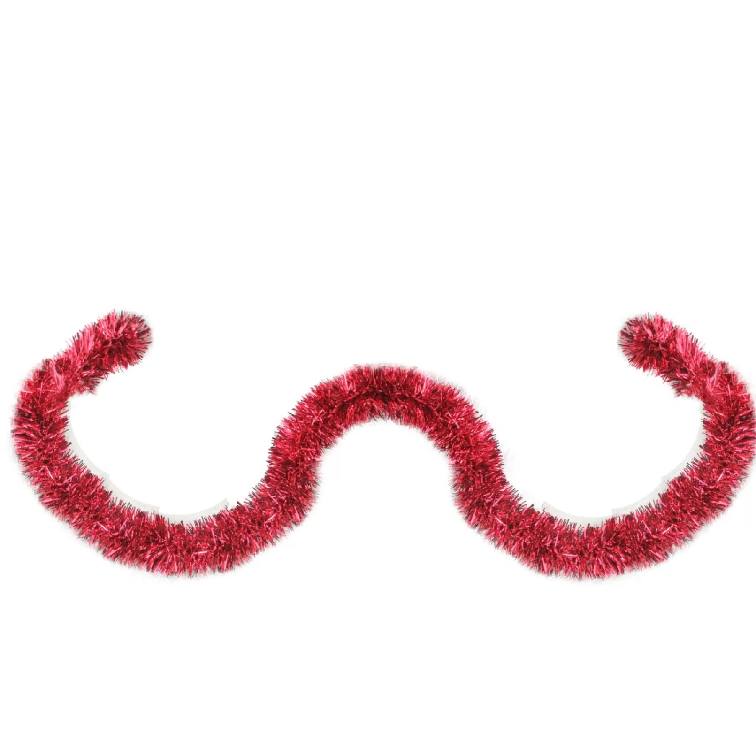 Unlit Garland*Northlight 50' X 2.5" Red Tinsel Artificial Christmas Garland - Unlit