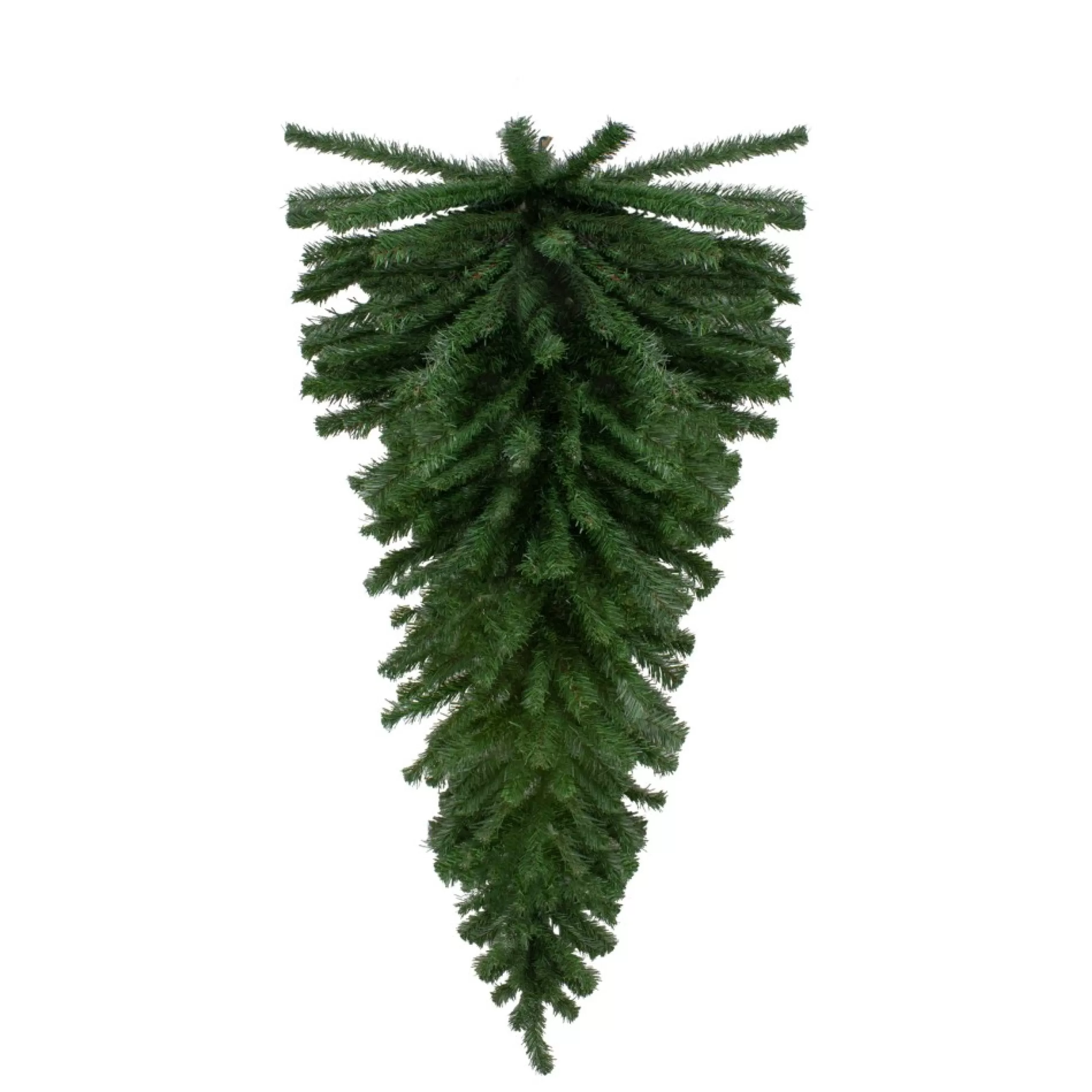 Unlit Swags*Northlight 54" Green Pine Artificial Christmas Teardrop Swag - Unlit