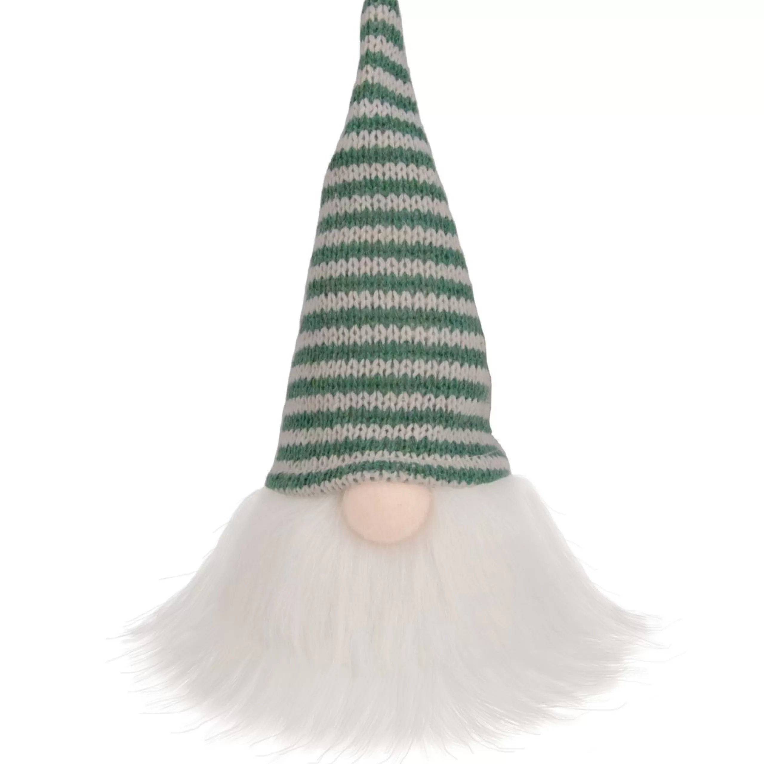 Gnomes*Northlight 5.5" Green And White Striped Knit Gnome Christmas Figure