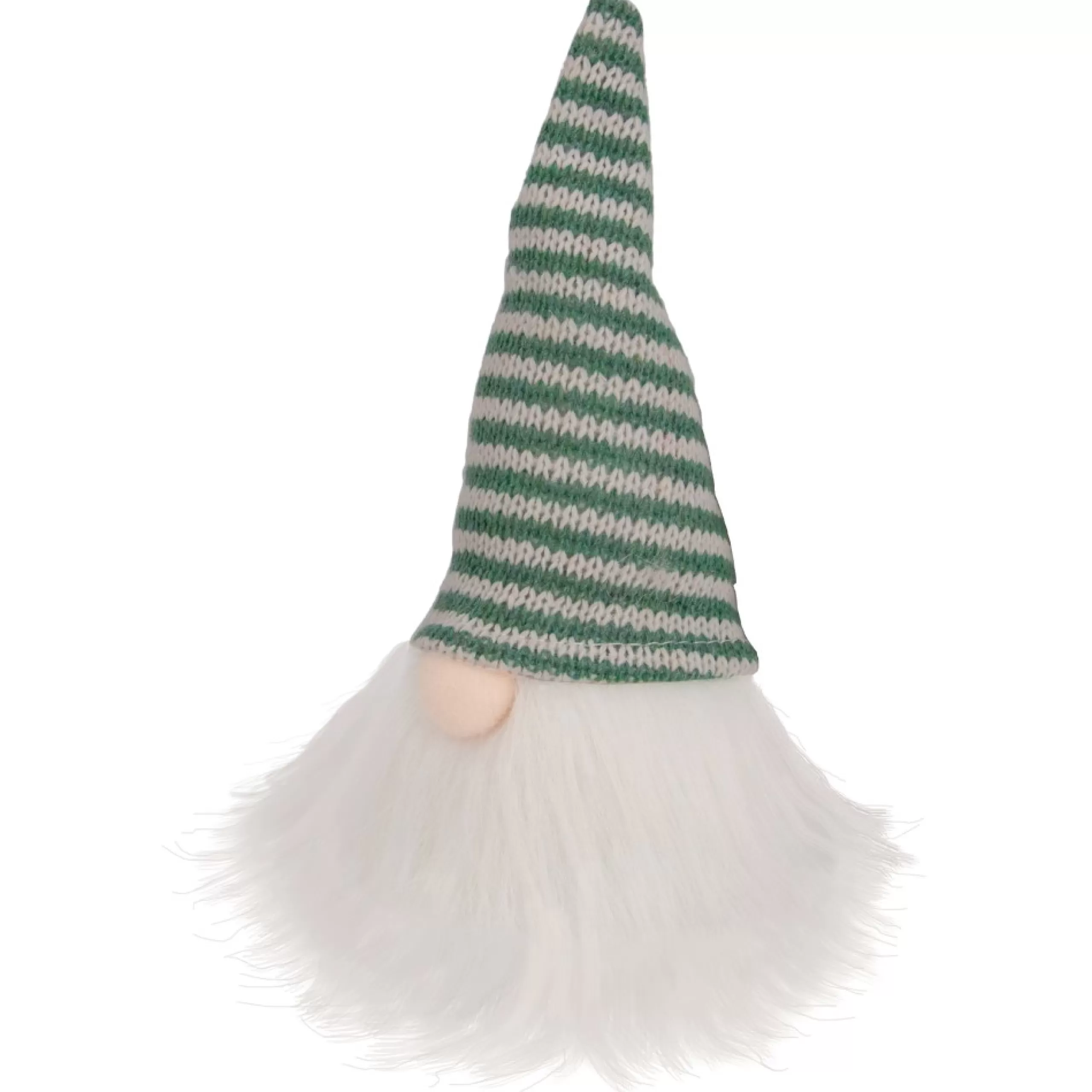 Gnomes*Northlight 5.5" Green And White Striped Knit Gnome Christmas Figure