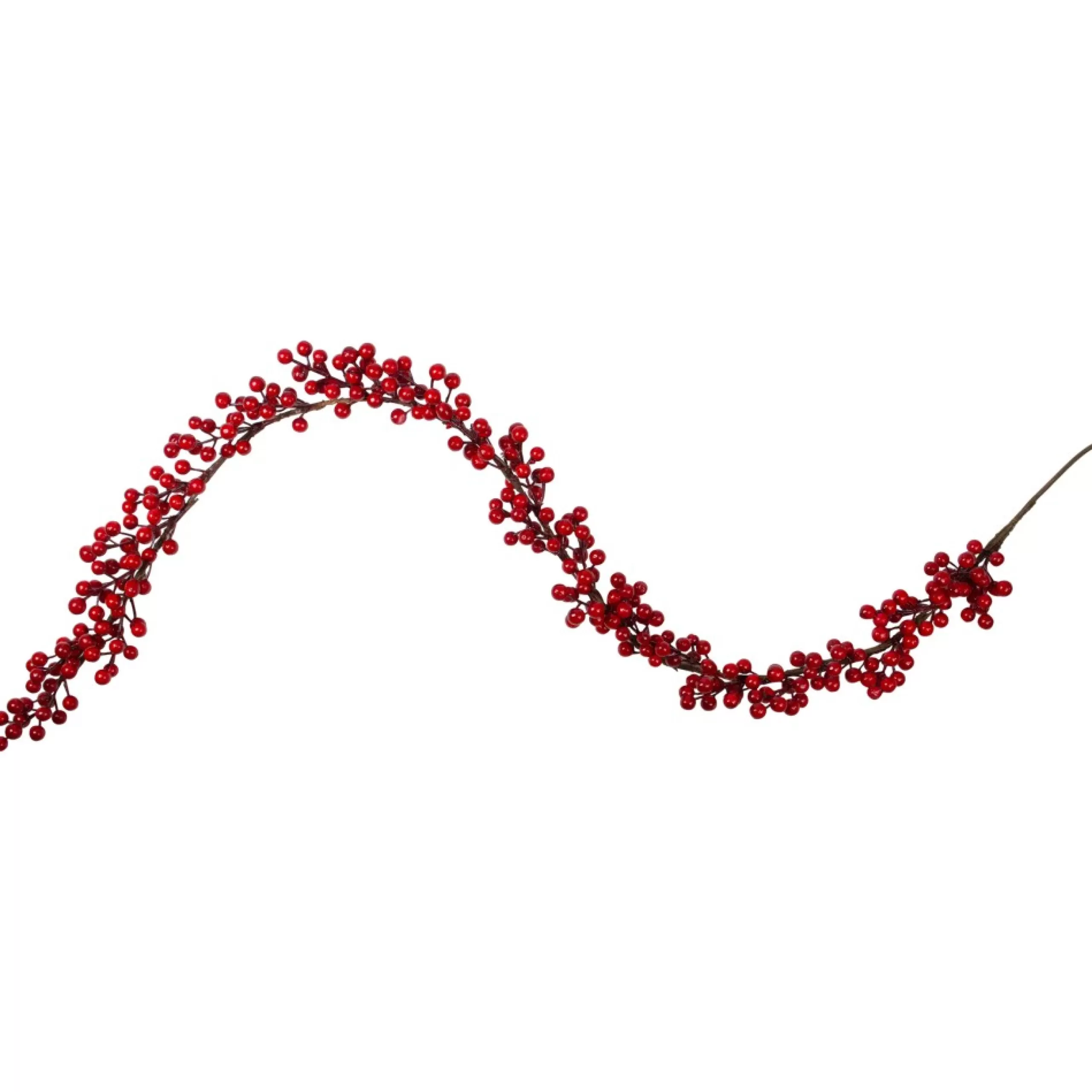 Berry Garland*Northlight 5' Shiny Red Berries Artificial Twig Christmas Garland - Unlit