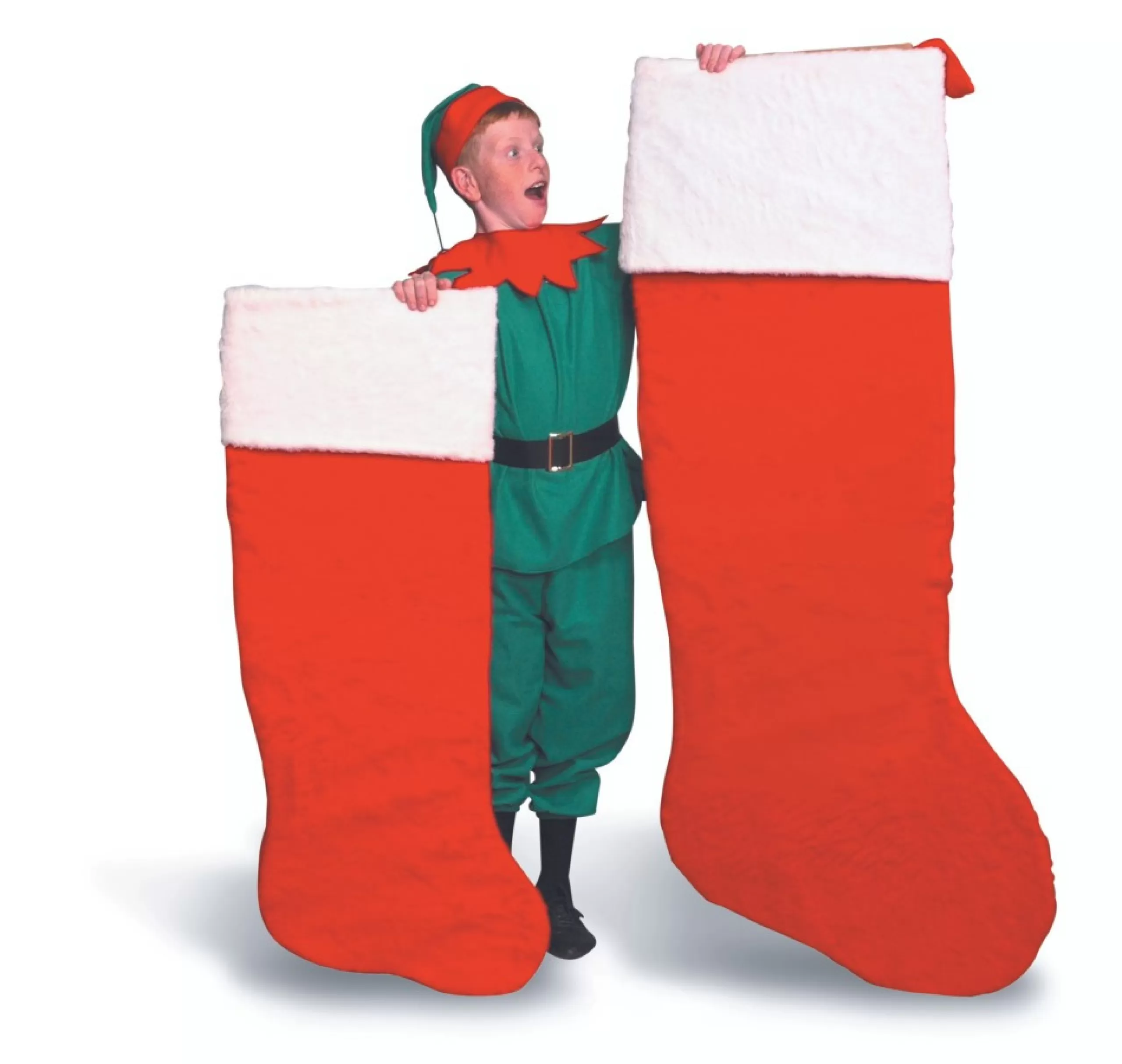 Stockings*The Costume Center 60" Red And White Giant Christmas Stocking