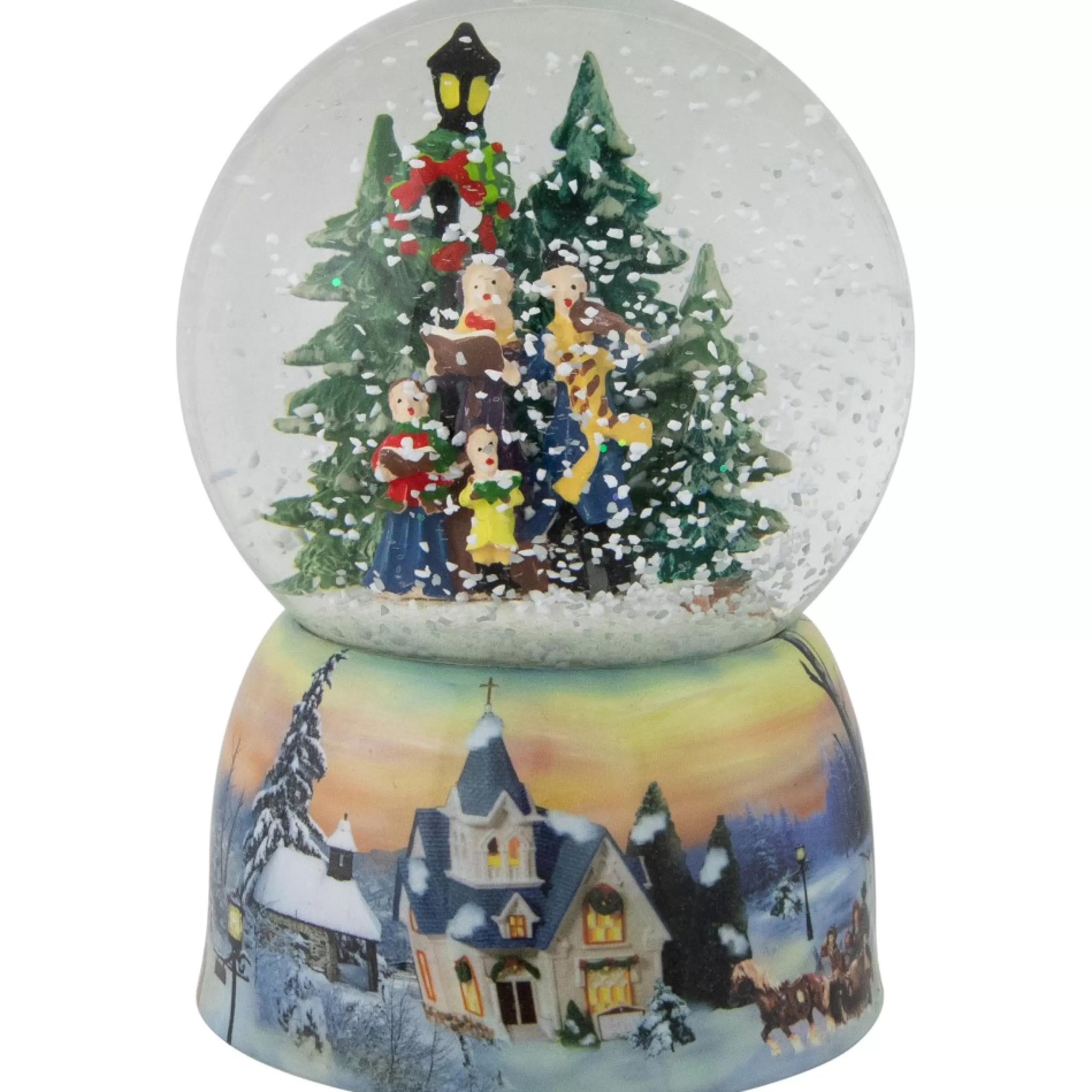 Snow Globes*Northlight 6" Christmas Carolers Winter Scene Musical Snow Globe