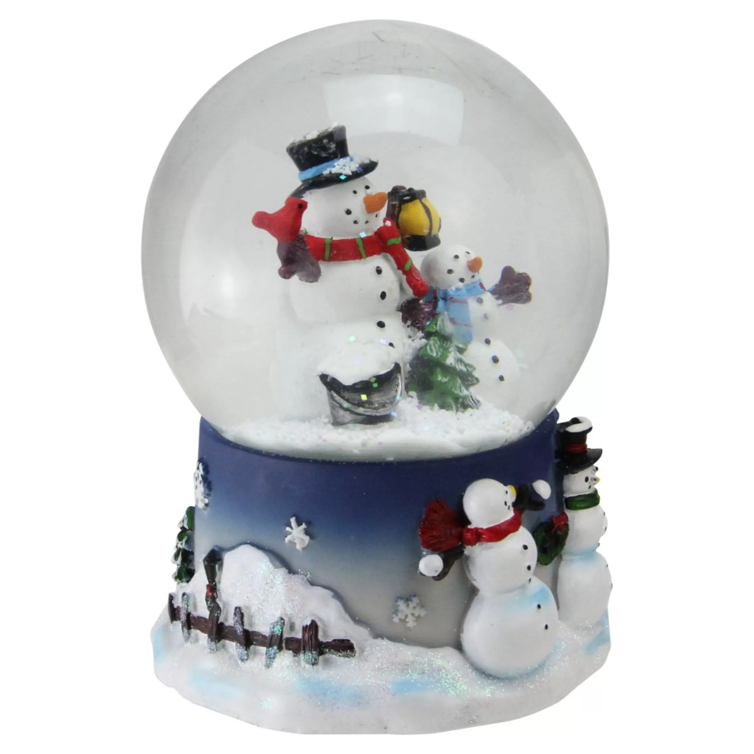 Snow Globes*Northlight 7" Snowman Family Musical Christmas Snow Globe