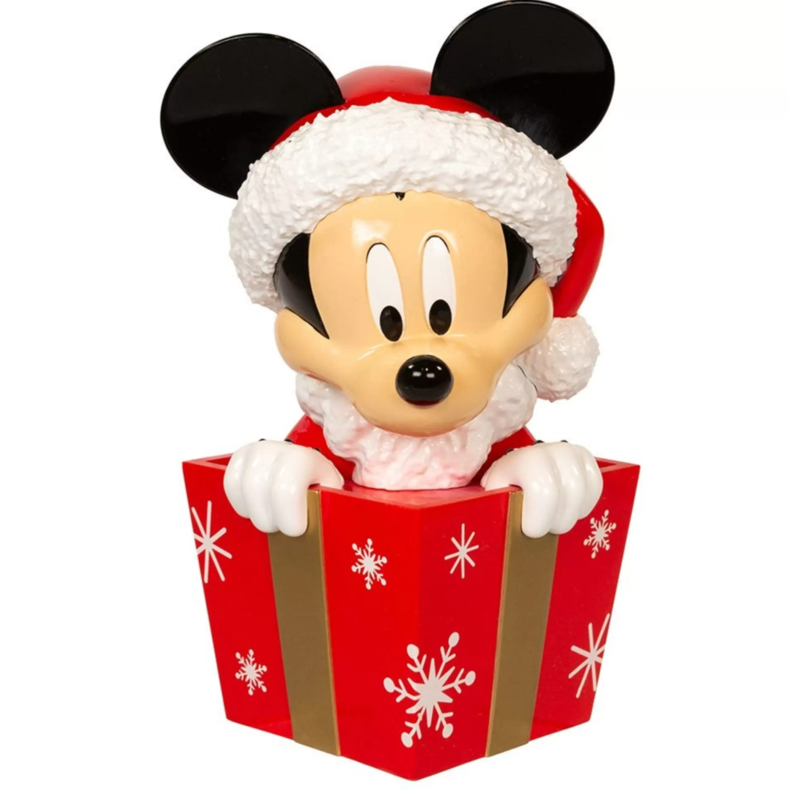 Unlit Tree Toppers*KSA 8" Mickey In Present Christmas Tree Topper, Unlit