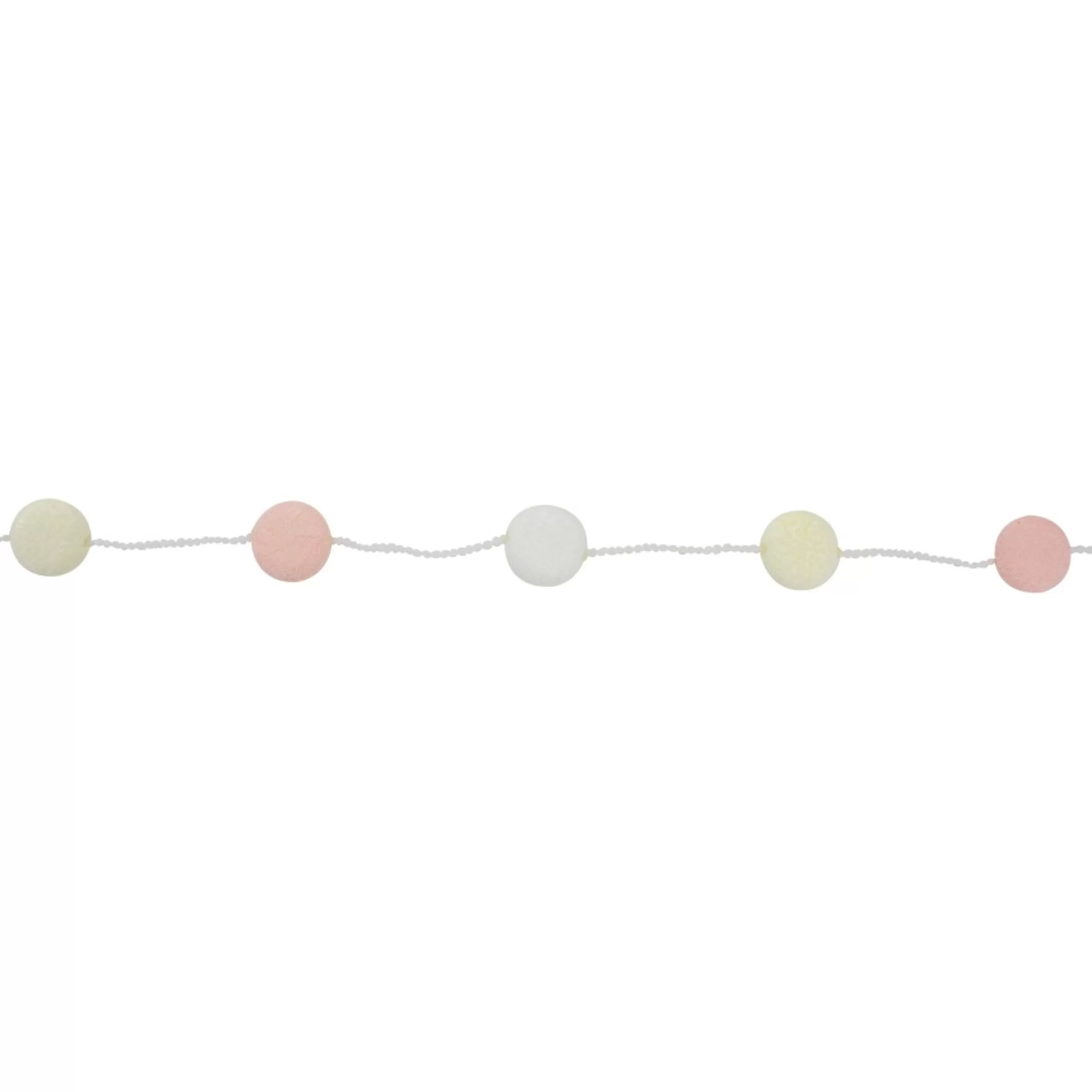 Specialty Garland*Roman 9' Pink And White Candy Novelty Christmas Garland - Unlit