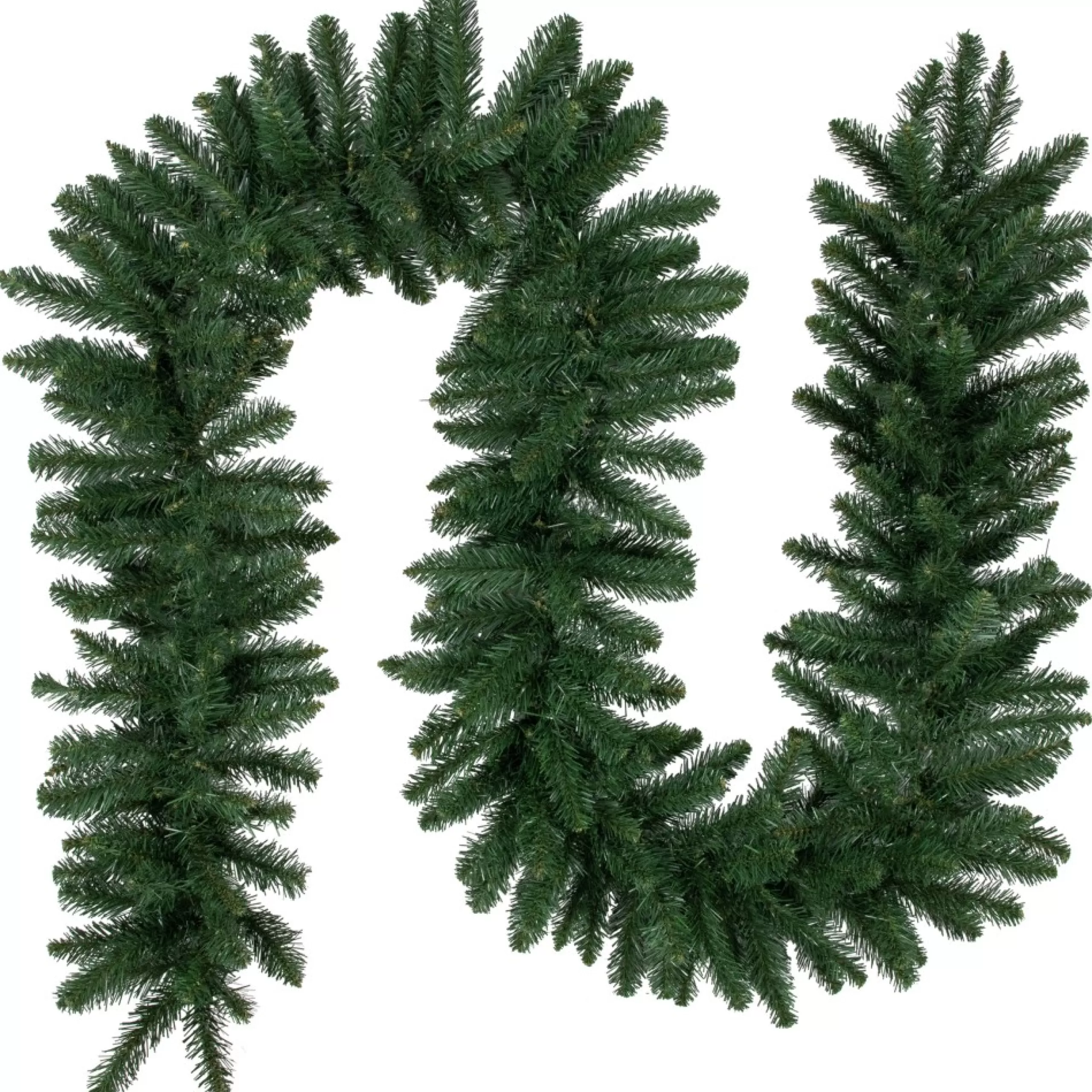 Unlit Garland*Northlight 9' X 12" Buffalo Fir Artificial Christmas Garland - Unlit