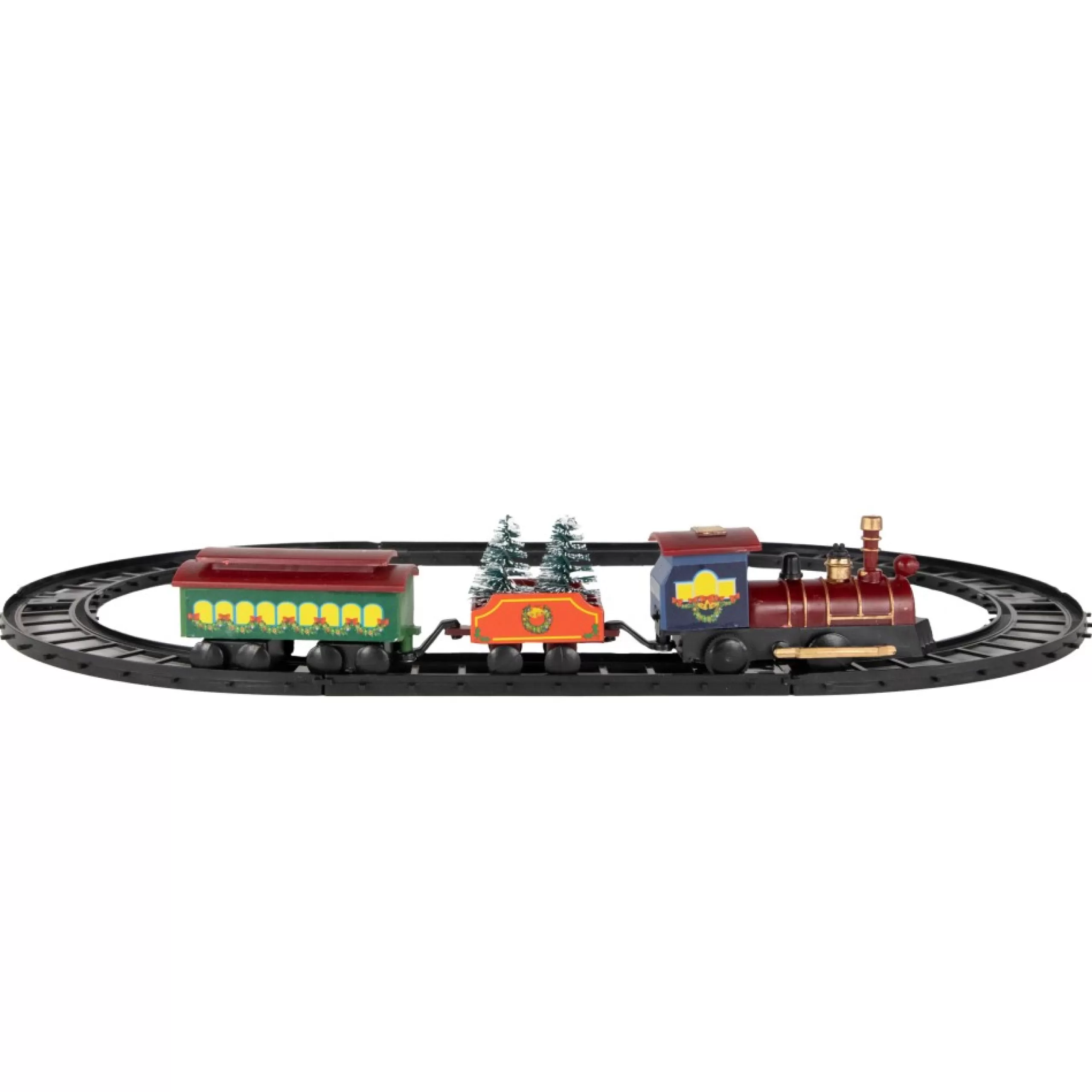 Trains*Northlight 9-Piece Red Battery Operated Animated Christmas Train Set