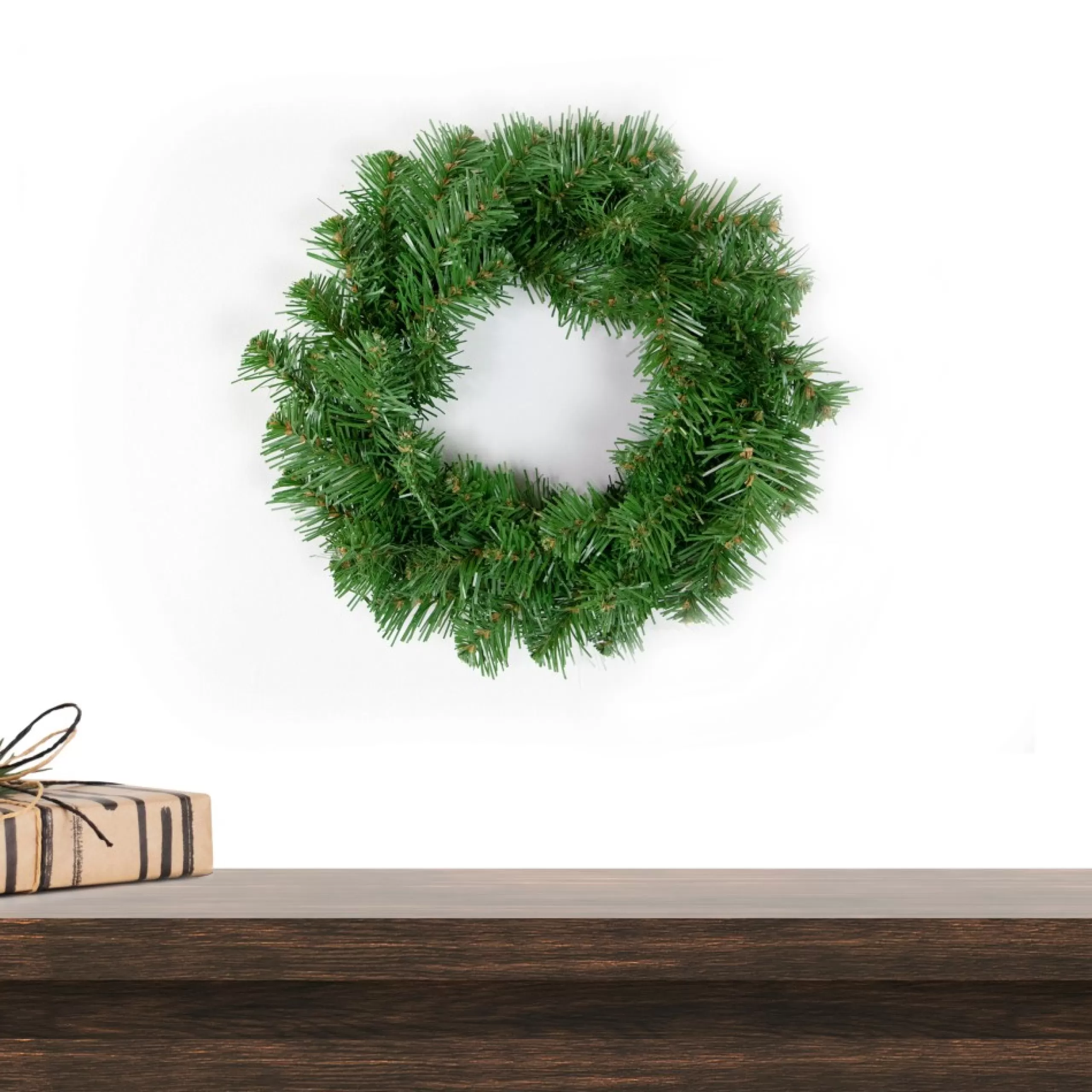 Unlit Wreaths*Northlight Canadian Pine Mini Artificial Christmas Wreath, 12-Inch, Unlit