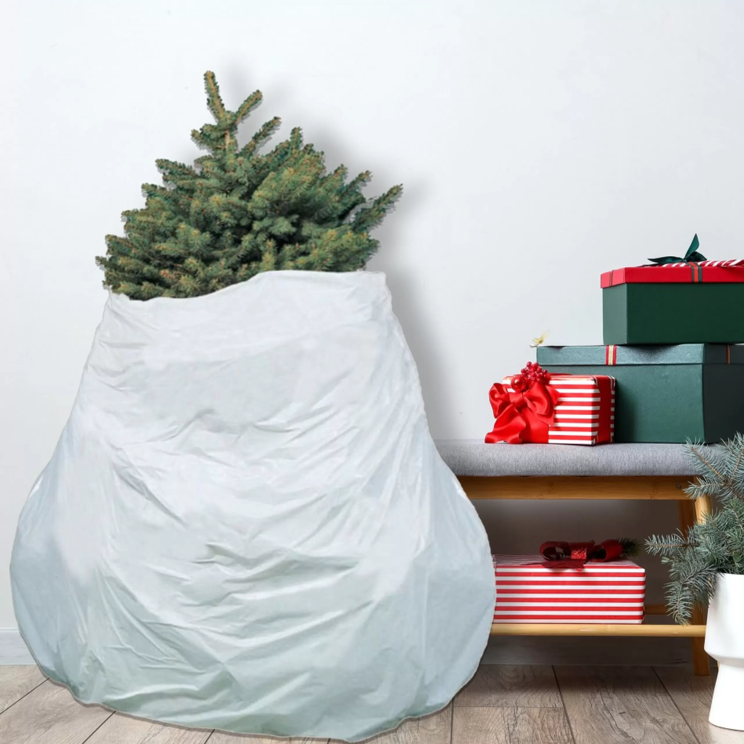 Tree Storage*CC Christmas Decor Christmas Tree Removal Bag - Fits Up To 7.5' Tree