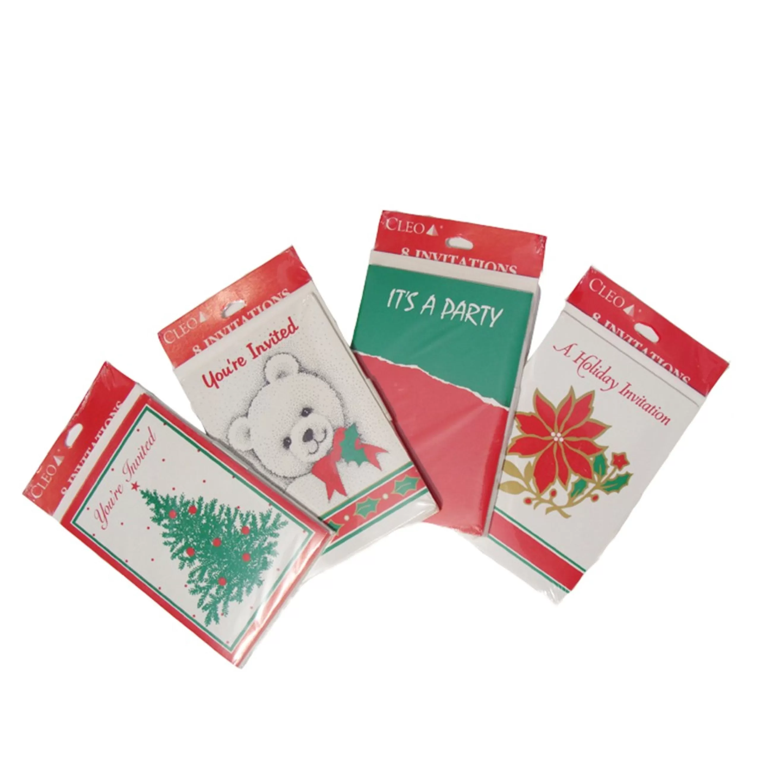 Gift Accessories*CC Christmas Decor Club Pack Of 288 Christmas Holiday Party Invitation Cards