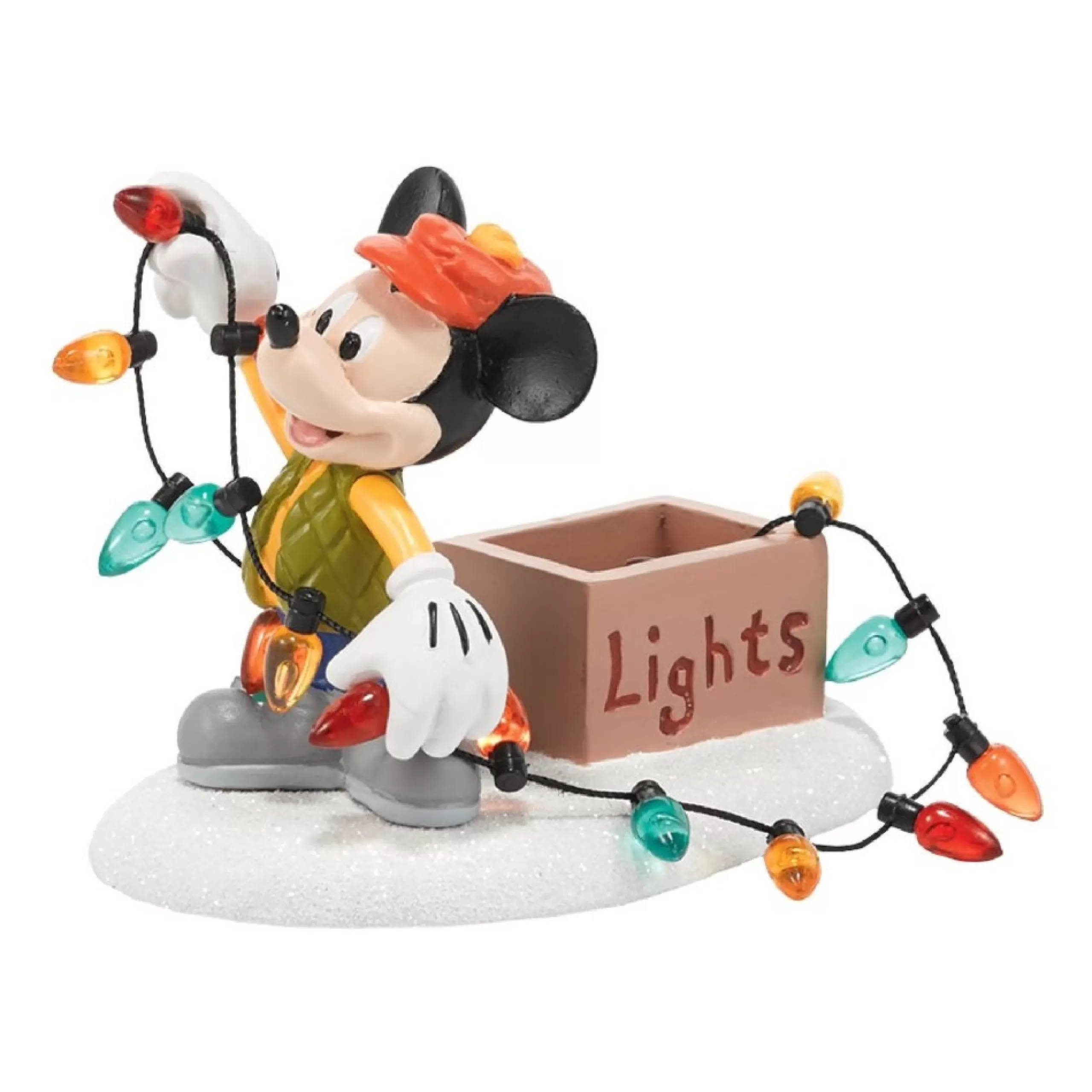 Christmas Villages*Department 56 Mickey Lights Up Christmas Tabletop Piece #4038634