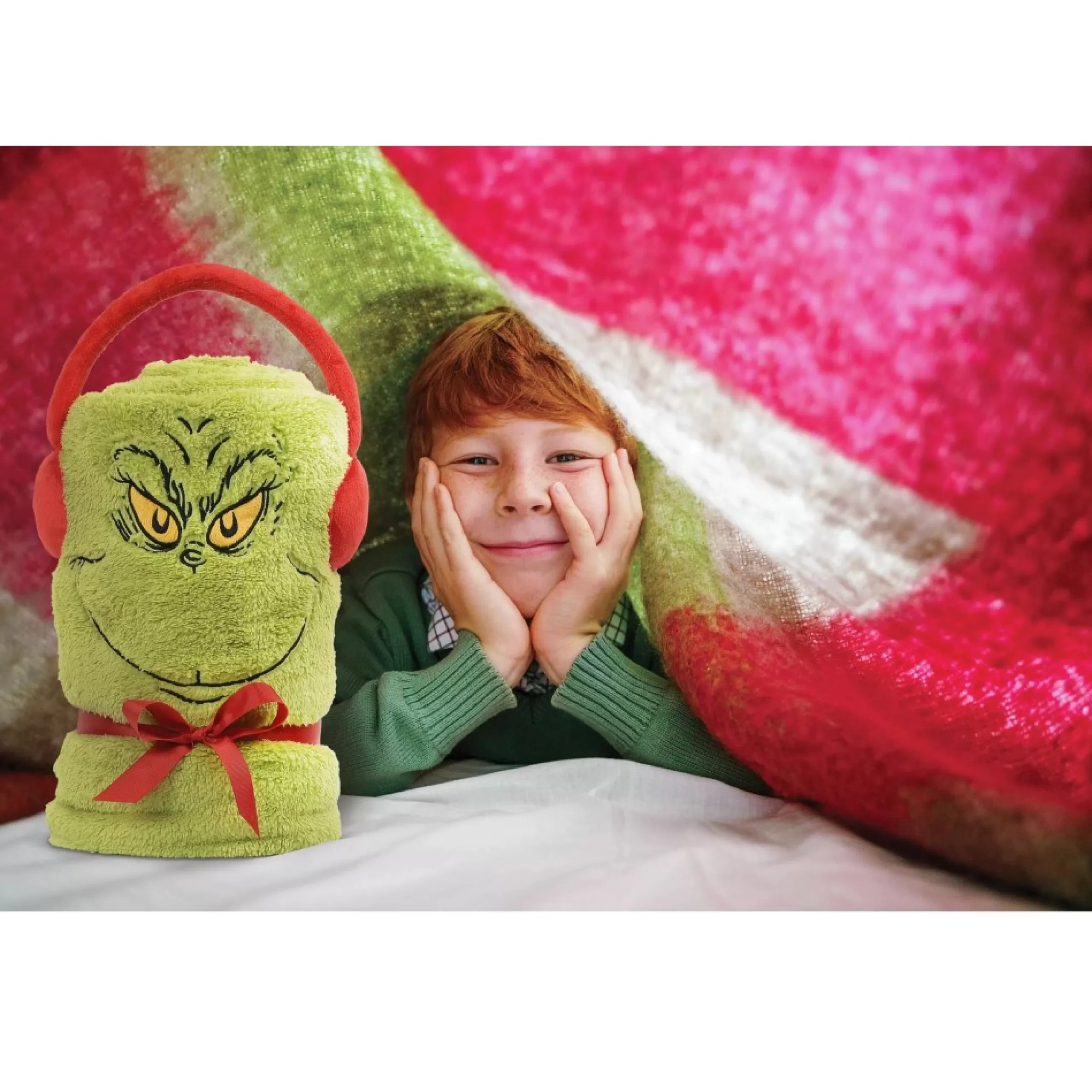 Pillows & Throws*Enesco The Grinch Snowthrow Christmas Throw Blanket