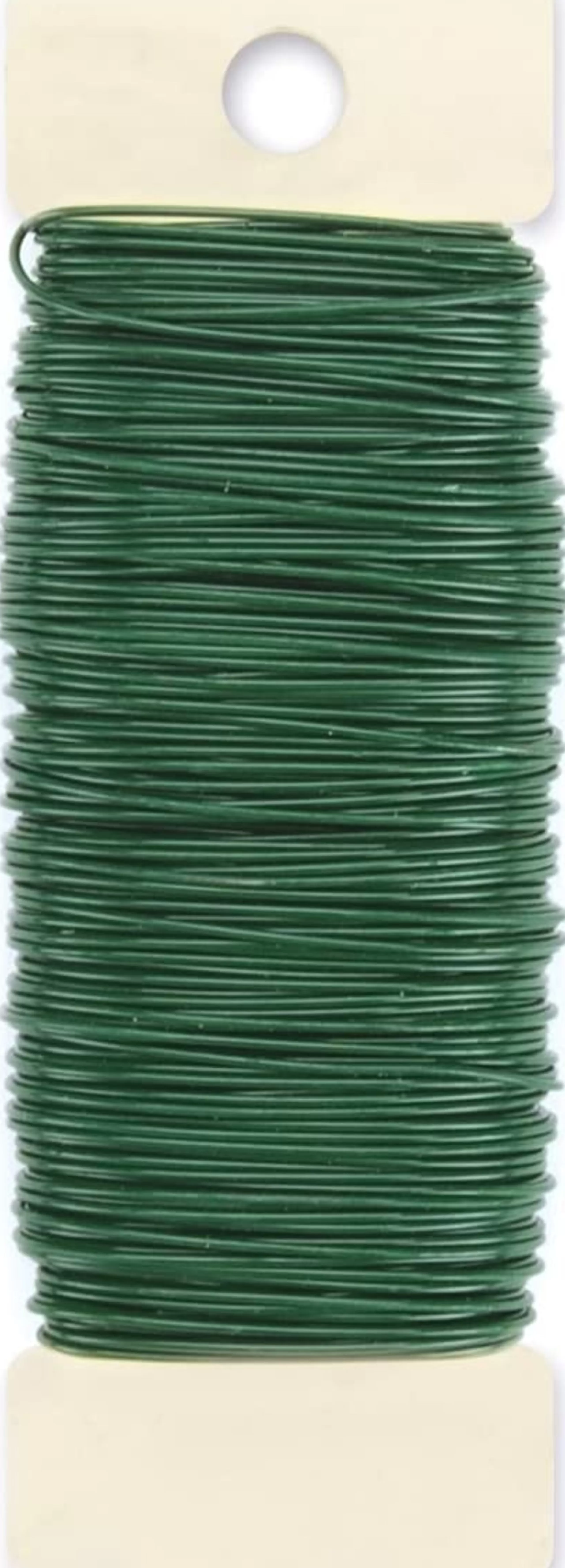 Wreath Accessories*Darice Green Floral Paddle Crafting Wire - 22 Gauge - 114'