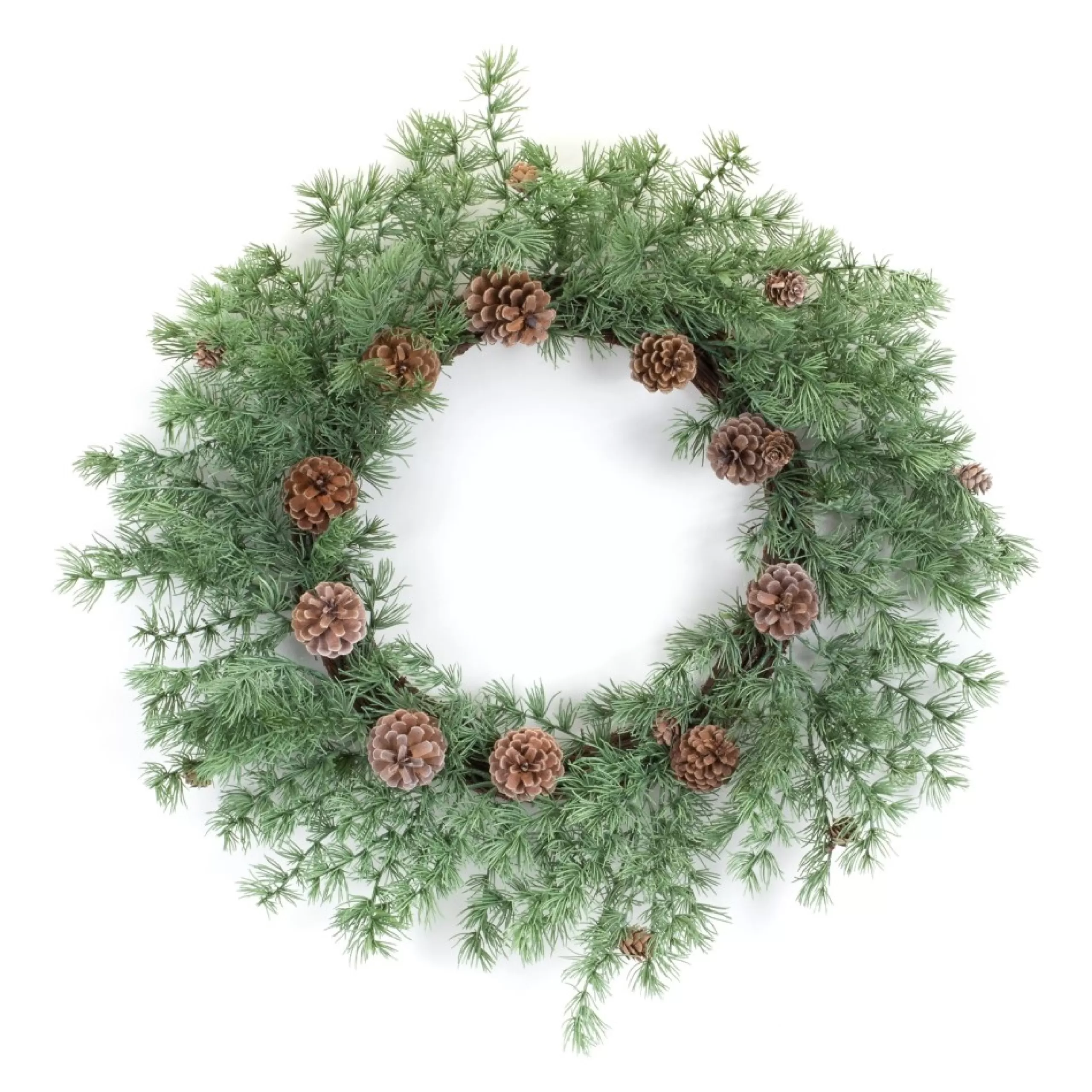 Traditional Pine Wreaths*Melrose Pine With Pinecone Artificial Christmas Wreath, 24-Inch, Unlit