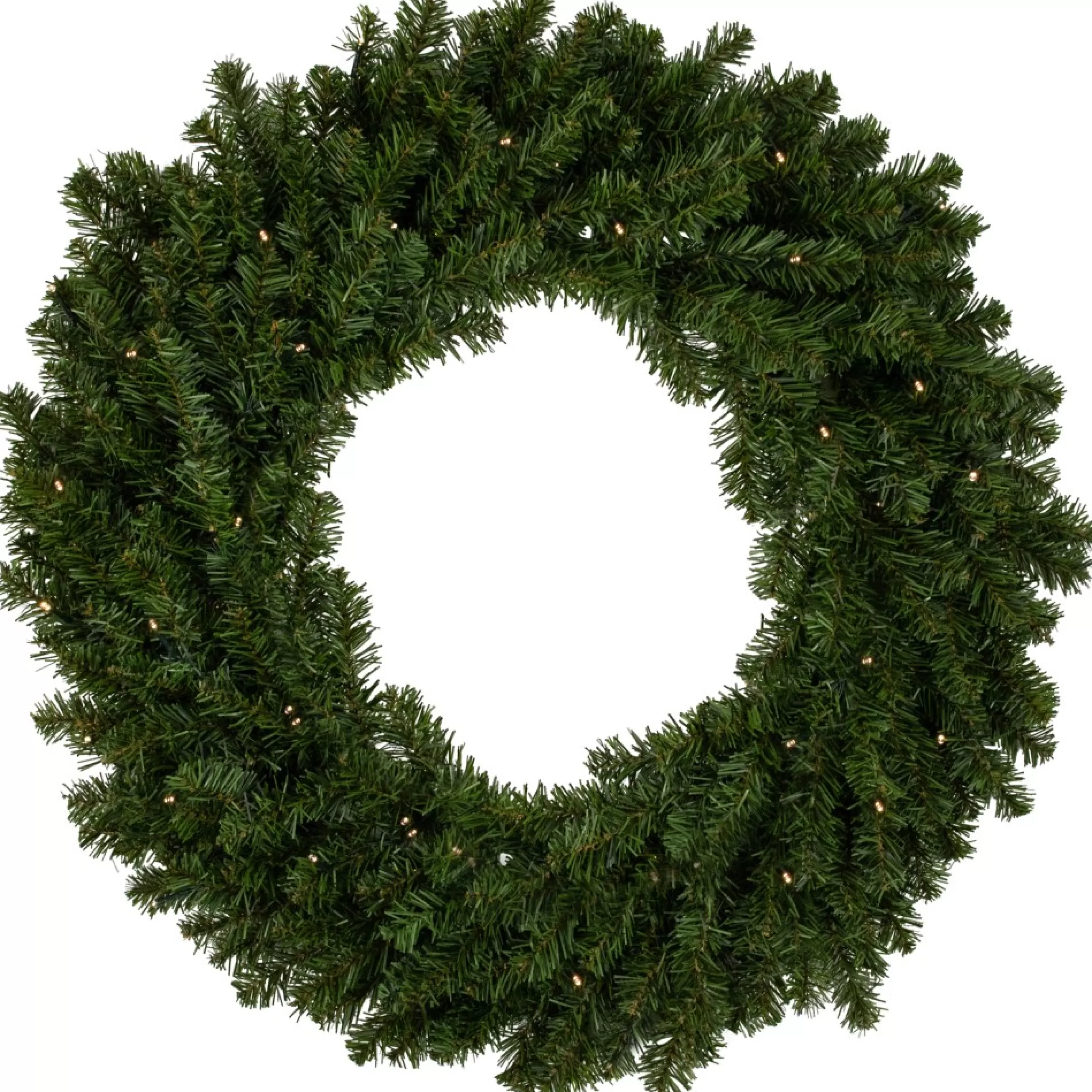 Pre-Lit Wreaths*Northlight Pre-Lit Canadian Pine Artificial Christmas Wreath, 30-Inch, Clear Lights